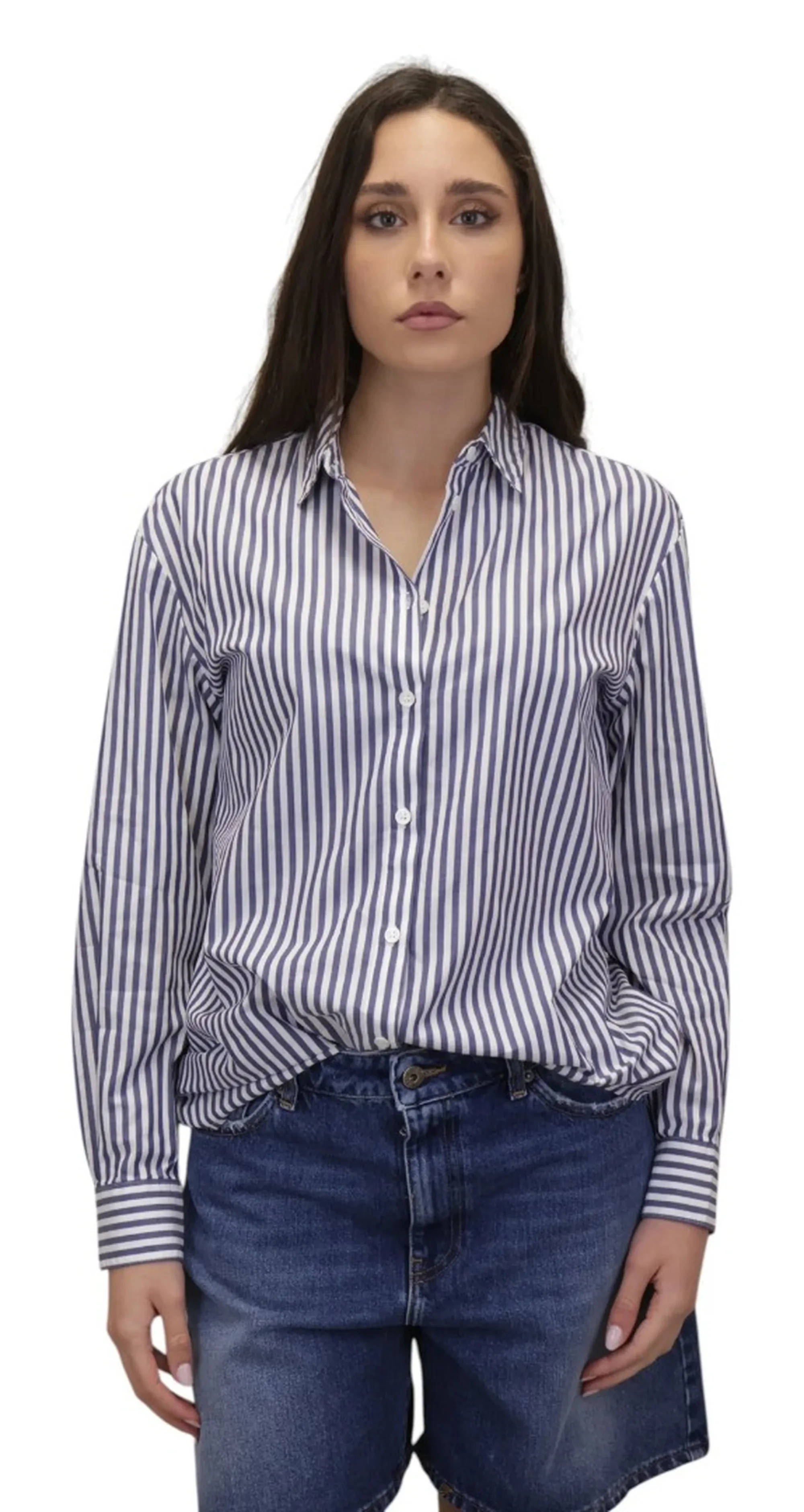 Mc2 Saint Barth B'Brigitte Shirt' Blu Brig001-00801L 179302