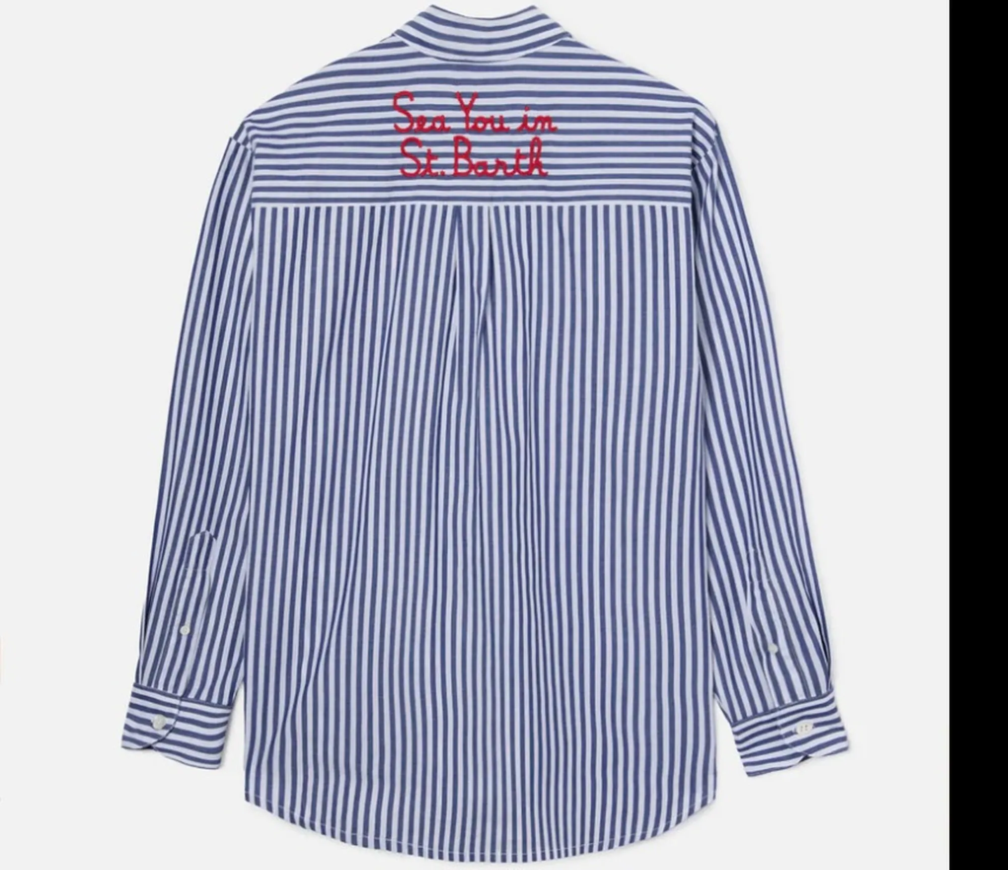 Mc2 Saint Barth B'Brigitte Shirt' Blu Brig001-00801L 179304