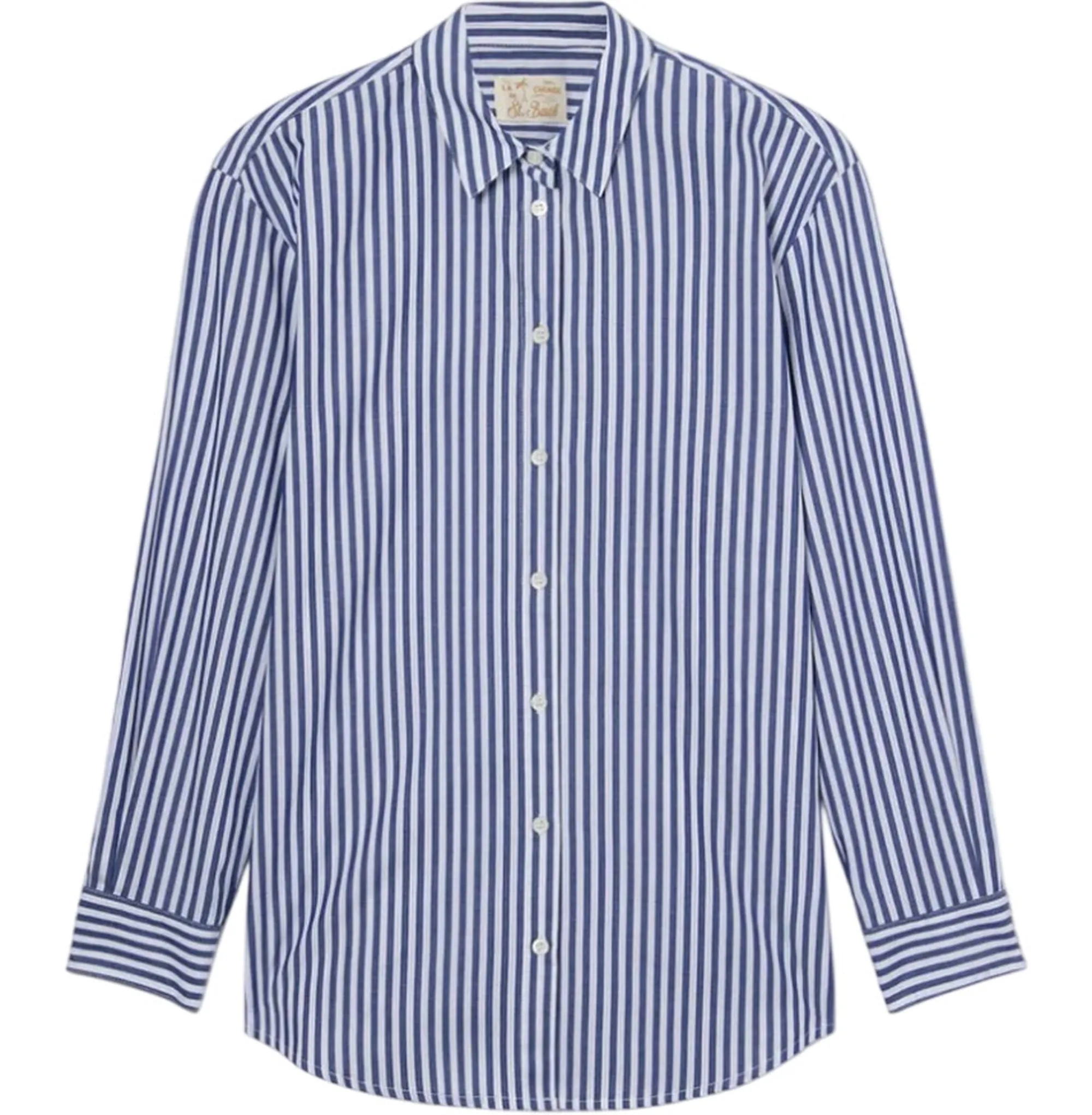 Mc2 Saint Barth Camicia Brigitte Blu Brig001-00801L 180893