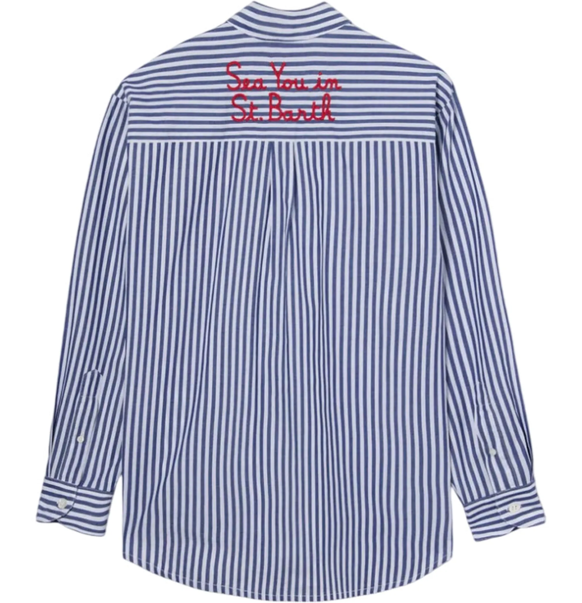 Mc2 Saint Barth Camicia Brigitte Blu Brig001-00801L 180894