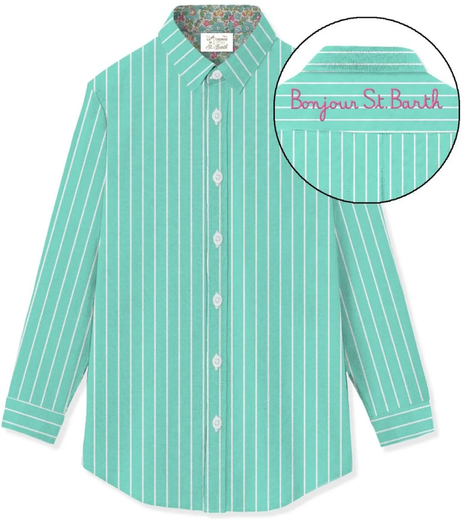 Mc2 Saint Barth Camicia Brigitte Verde Brig001-00848L 182896