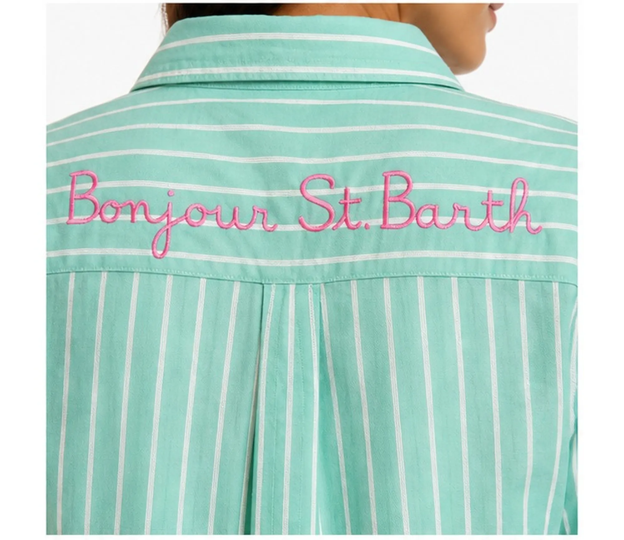 Mc2 Saint Barth Camicia Brigitte Verde Brig001-00848L 186153