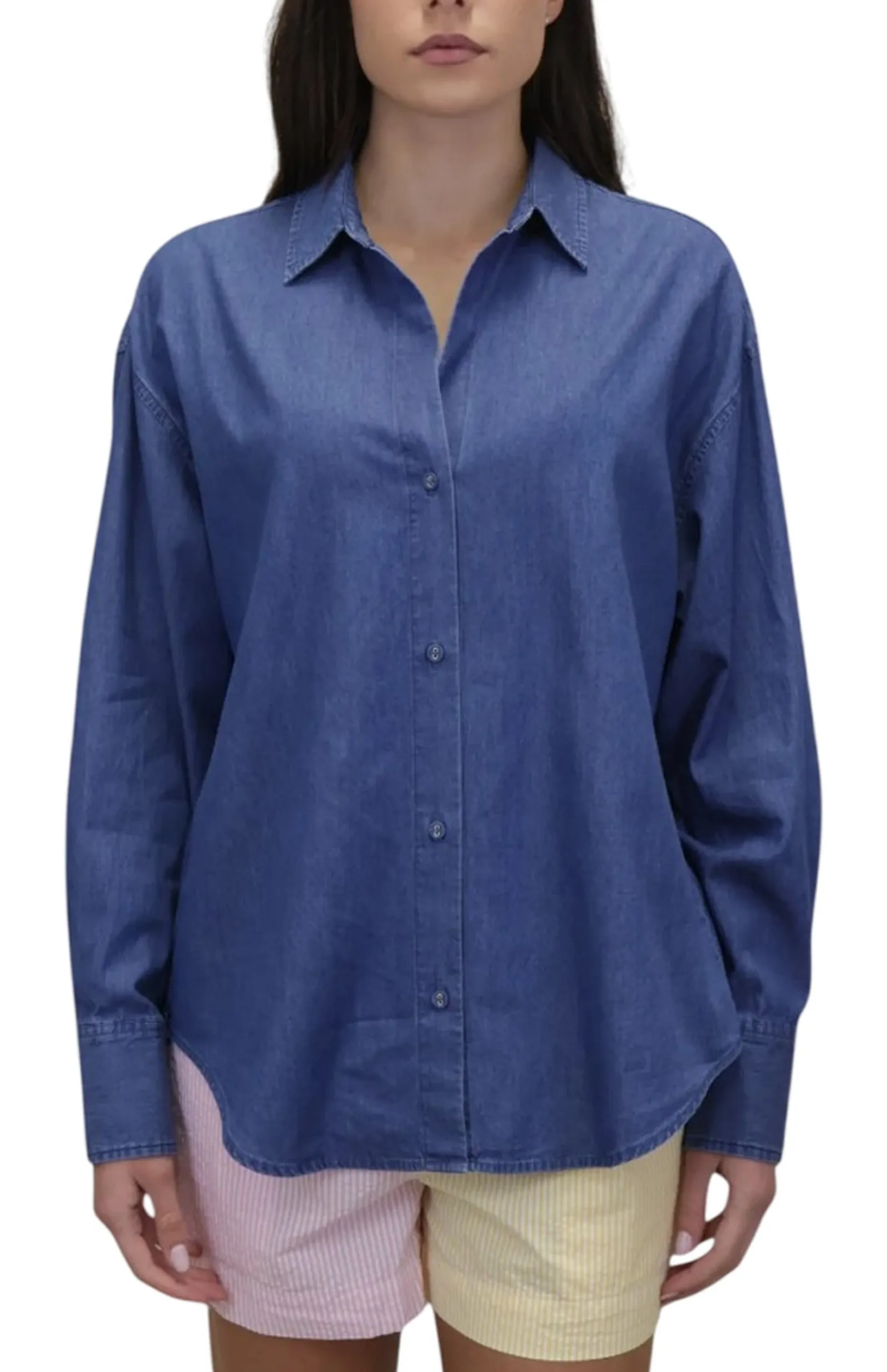 Mc2 Saint Barth Camicia Crystal Denim Cys0001-01122L 180922