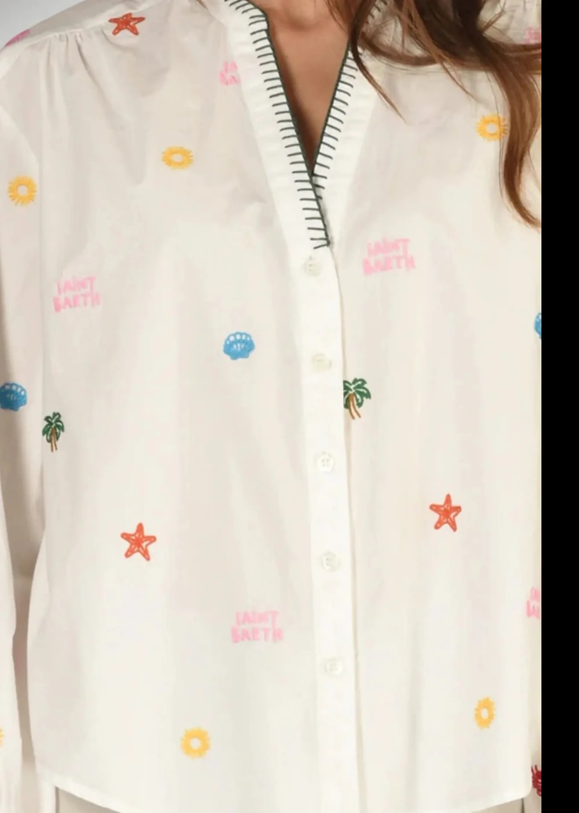 Mc2 Saint Barth Camicia Liona Bianco Lio0001-00429L 182749