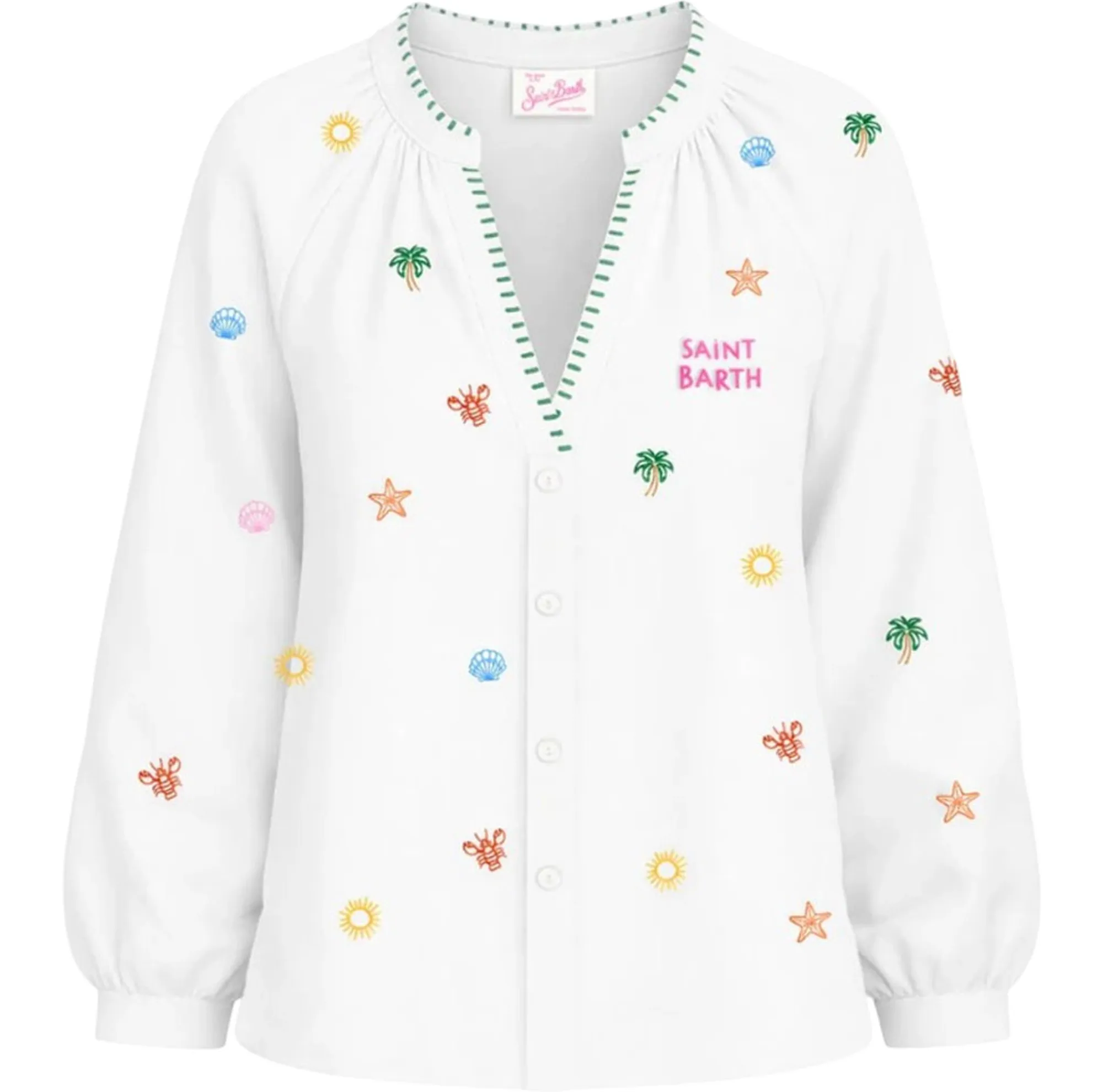 Mc2 Saint Barth B'Liona Shirt' White Lio0001-00429L 182818