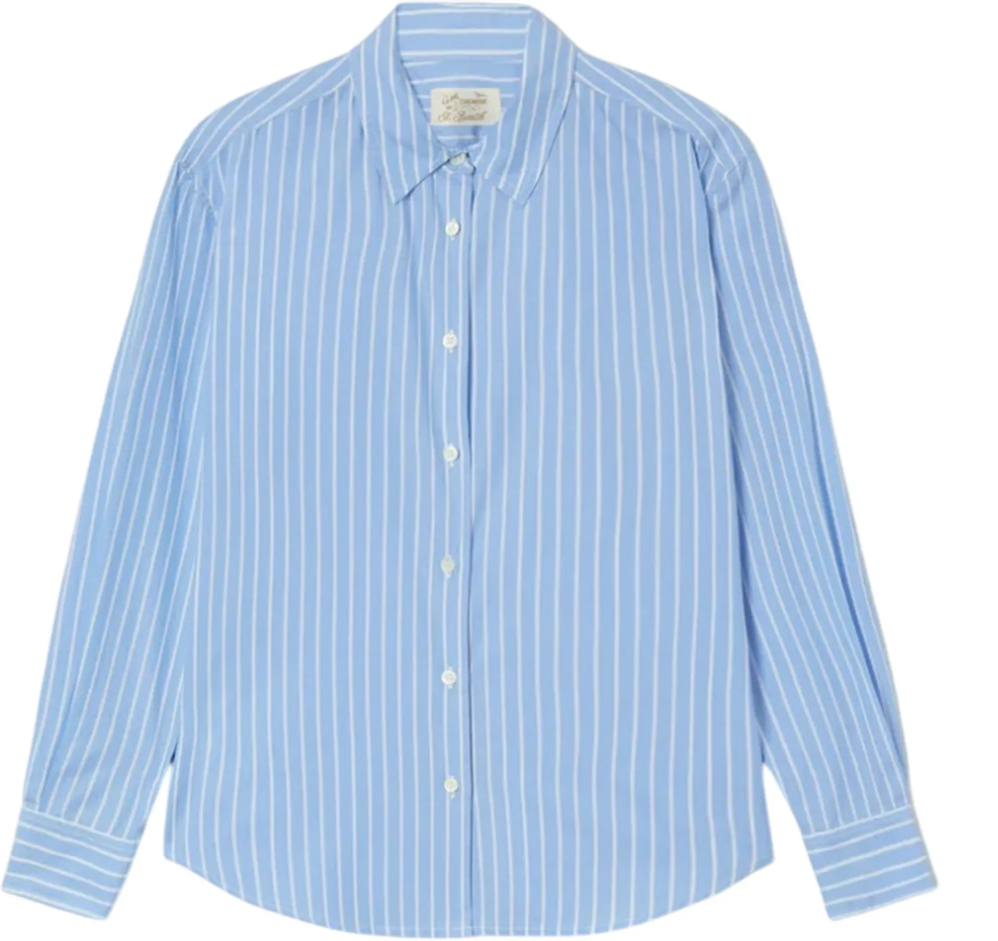 Mc2 Saint Barth B'Meredith Striped Shirt' Sky Blue Mdh001-00845L 180936