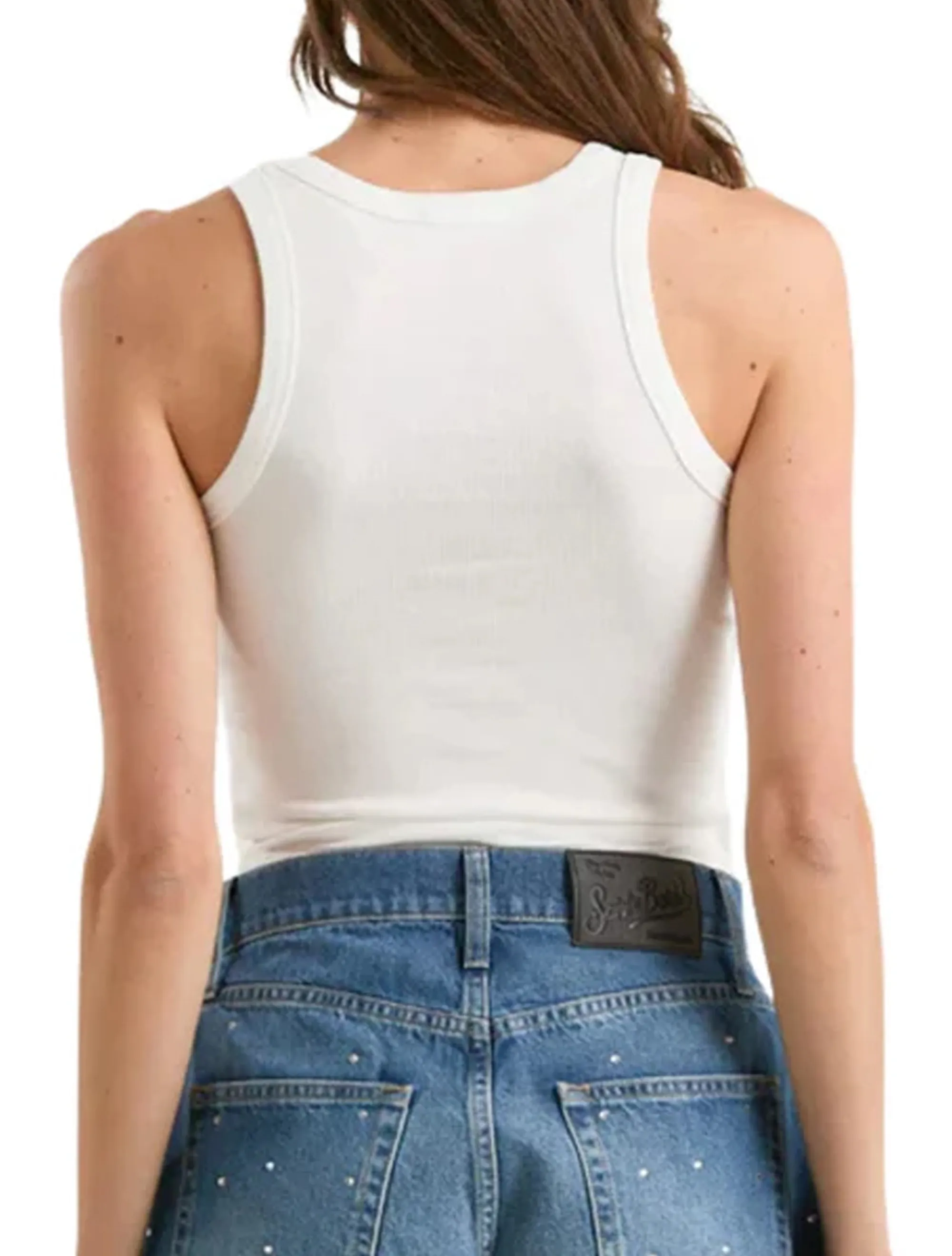 Mc2 Saint Barth B'Ada Tank Top' White Aad001-08656L 182874