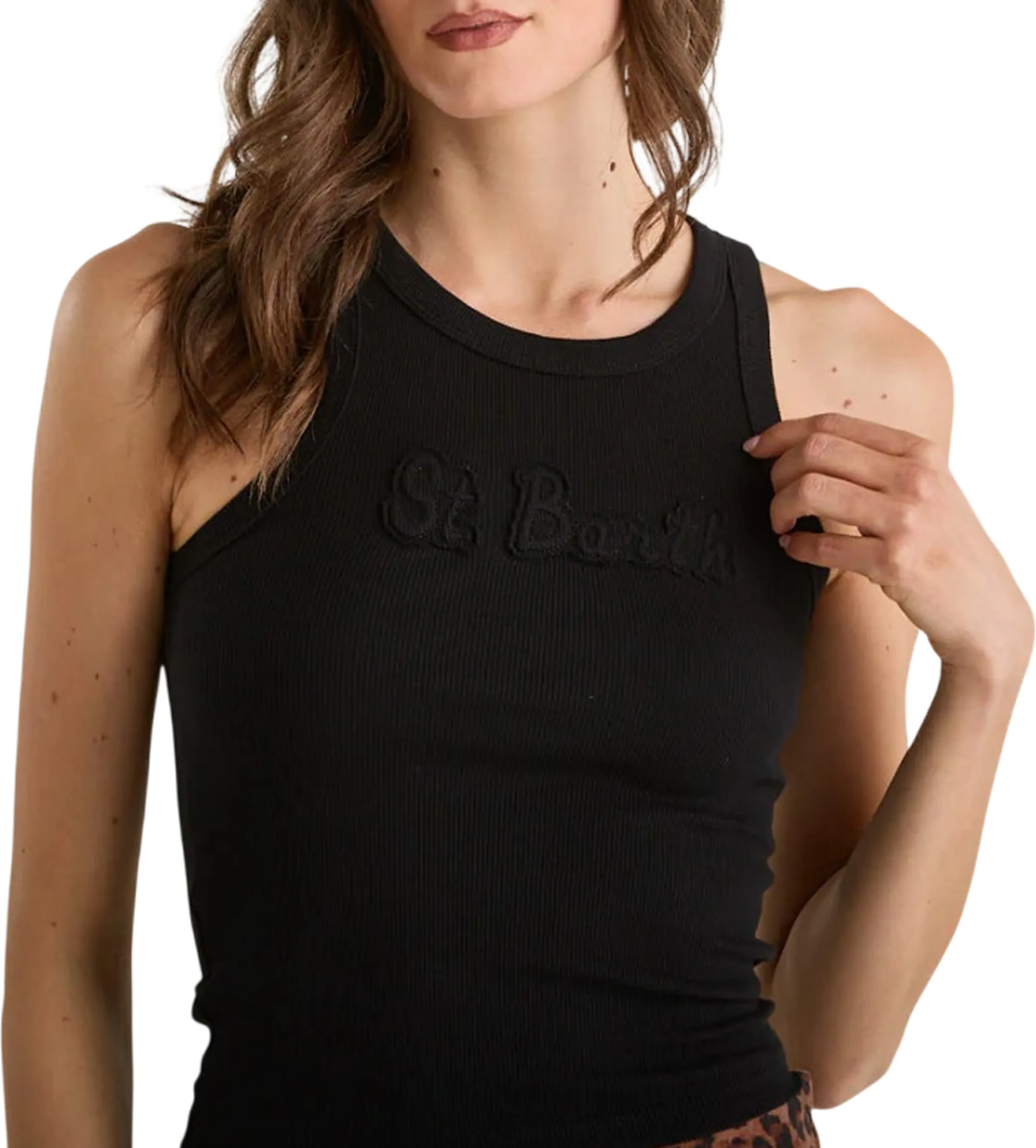 Mc2 Saint Barth Canotta Ada Nero Aad001-08655L 183053