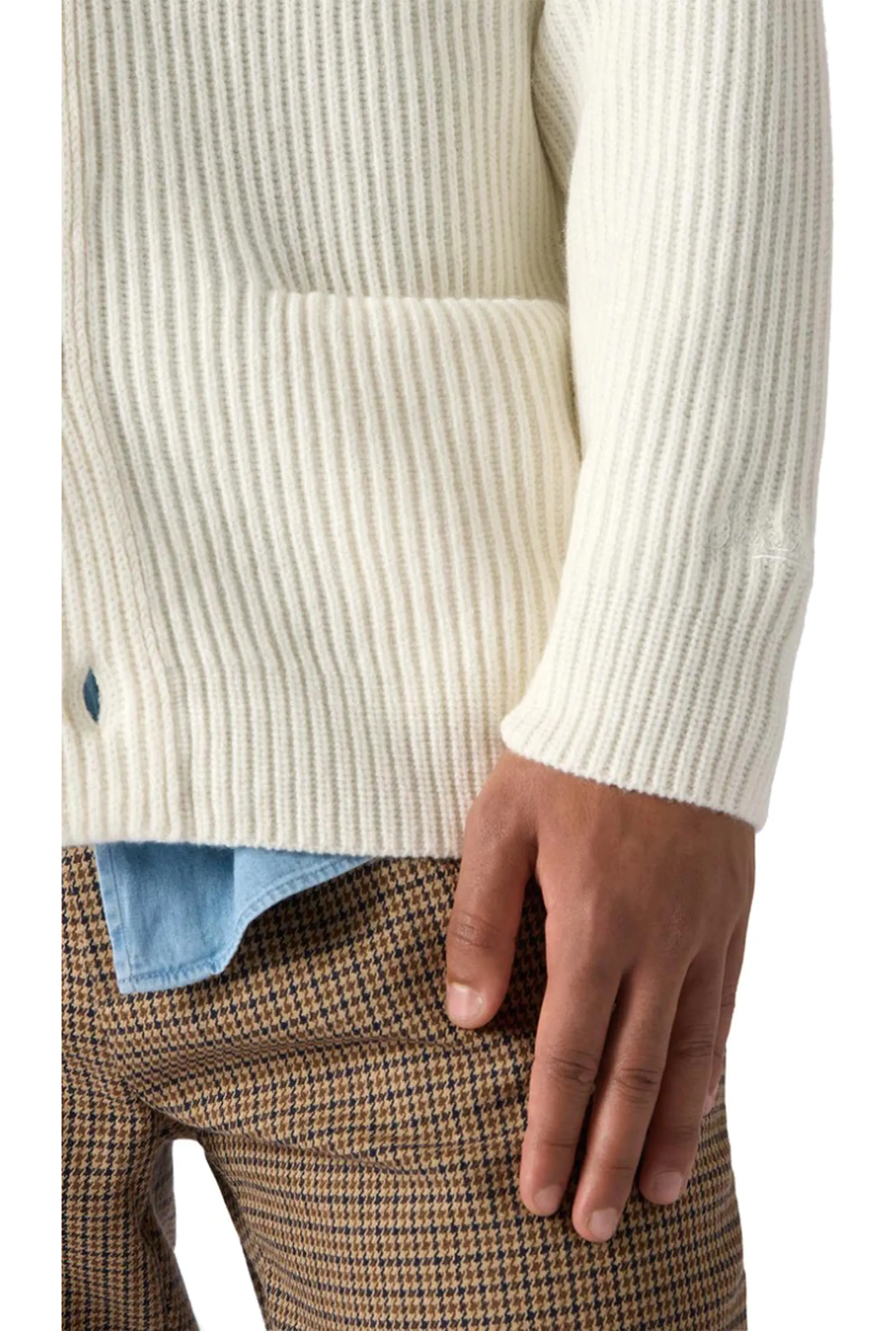 Mc2 Saint Barth Cardigan Glasgow Bianco Sporco Glas001-00040I 164605