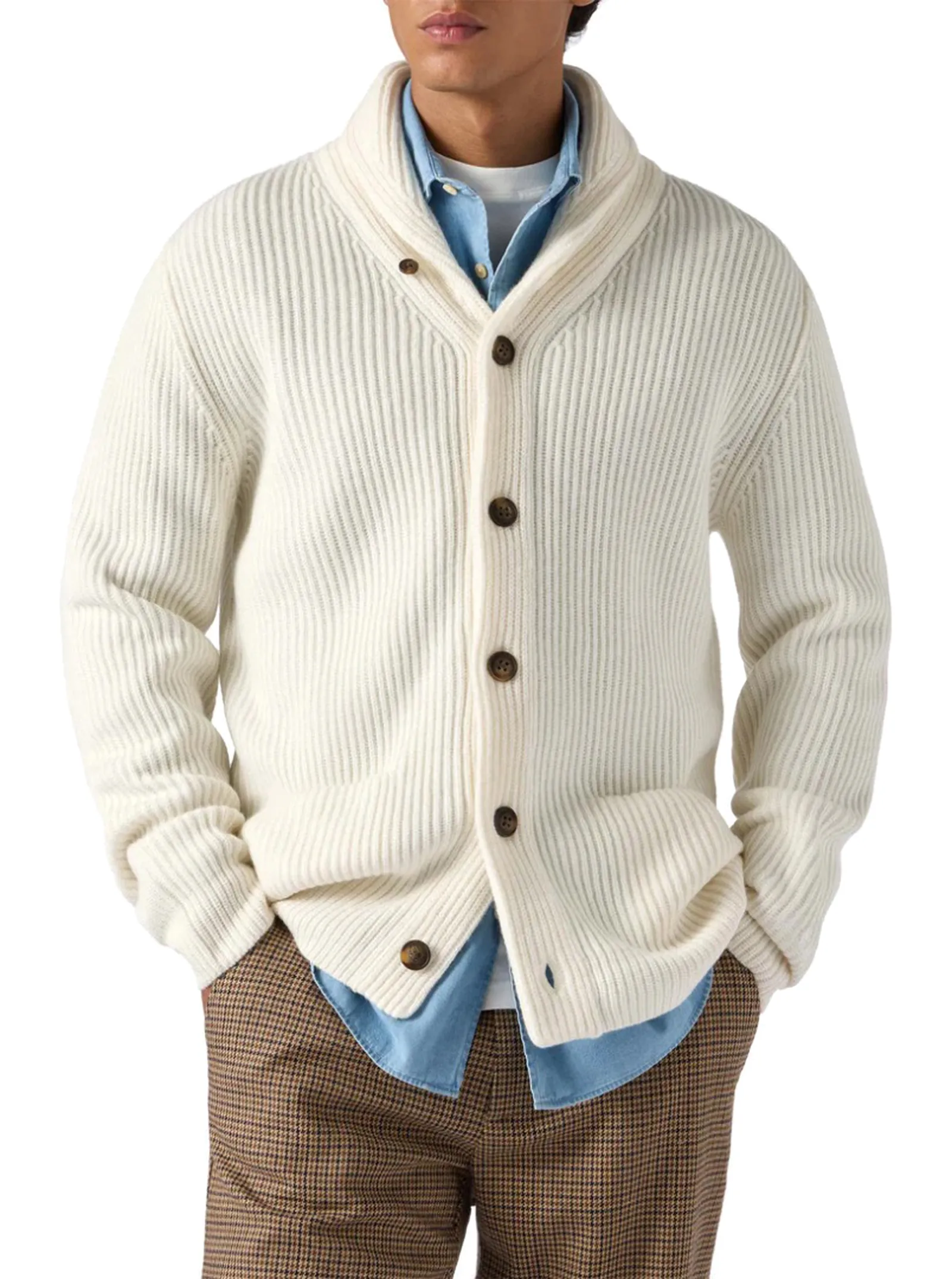 Mc2 Saint Barth Cardigan Glasgow Bianco Sporco Glas001-00040I 164606