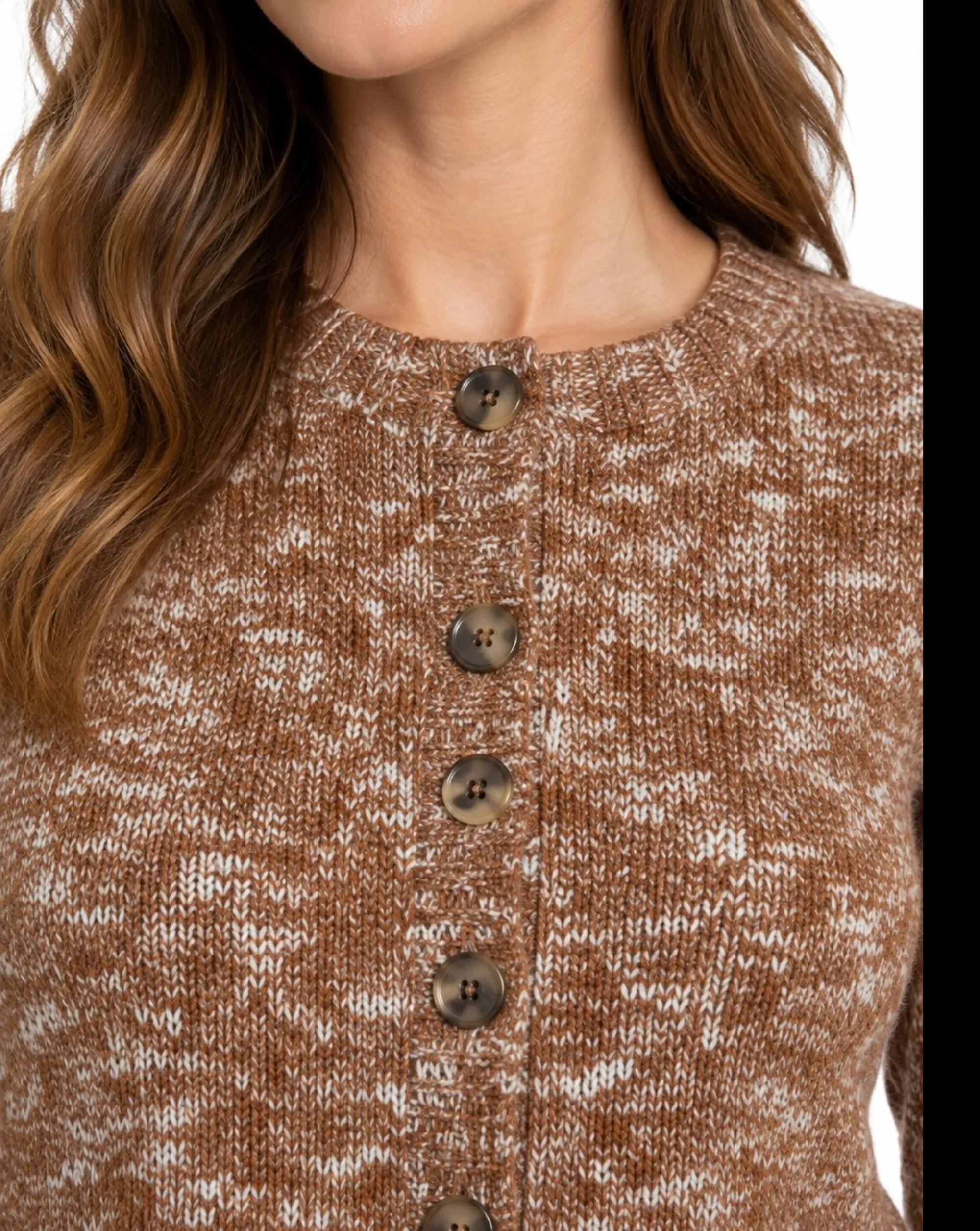 Mc2 Saint Barth B'Cardigan Jean Mouline' Brown Janu001-00026M 193064