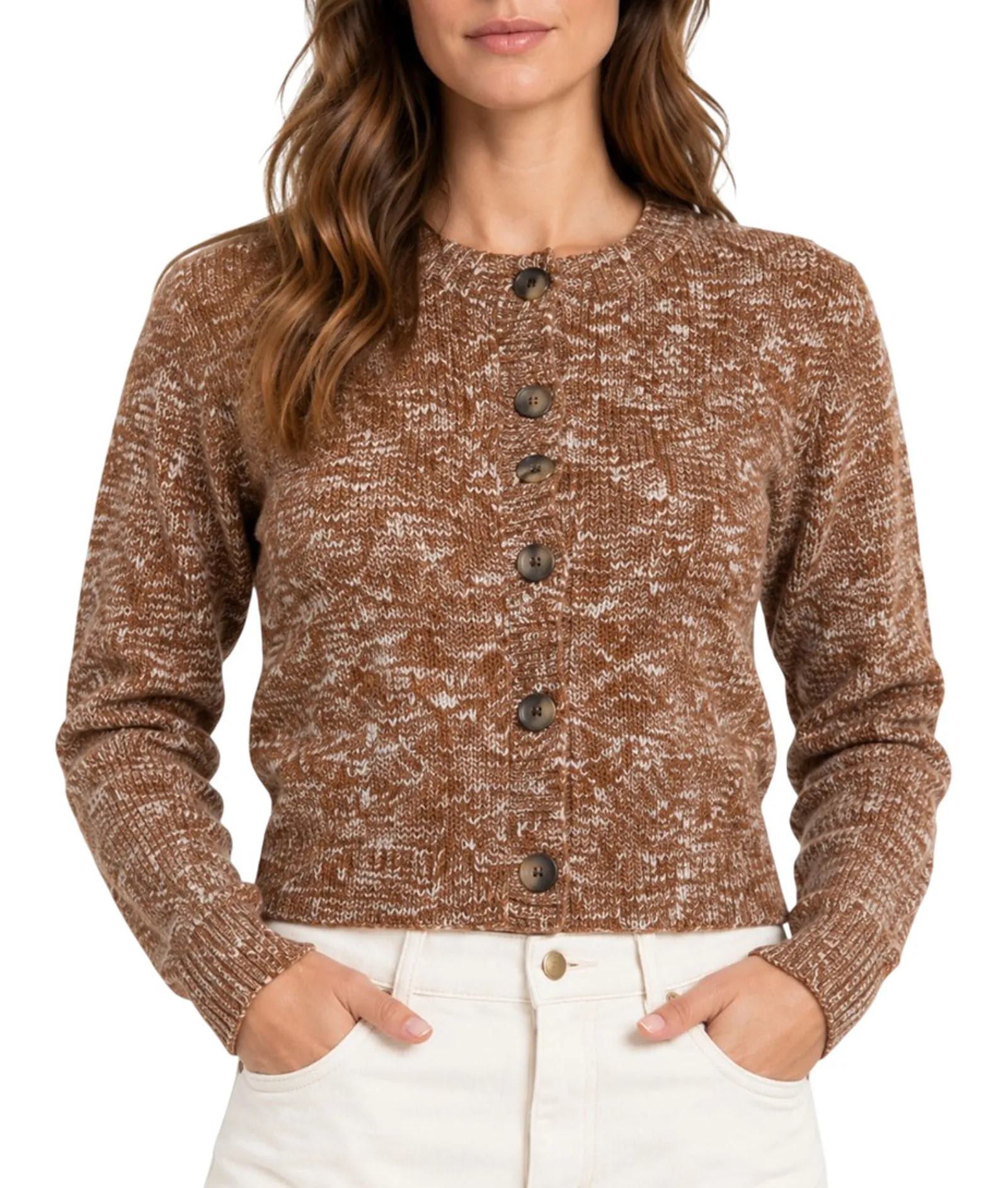 Mc2 Saint Barth Cardigan Janou Mouline Marrone Janu001-00026M 195131