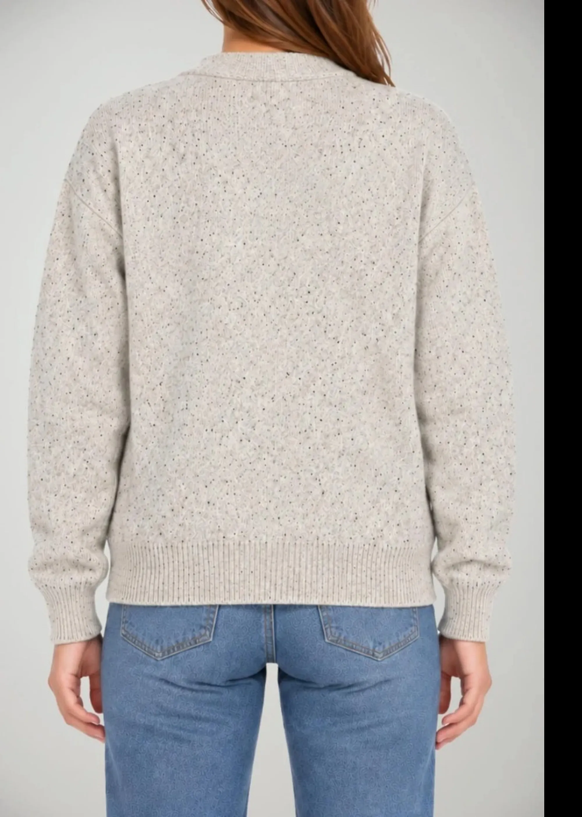Mc2 Saint Barth Cardigan Sasy Donegal Grigio Sasi002-00150M 200029