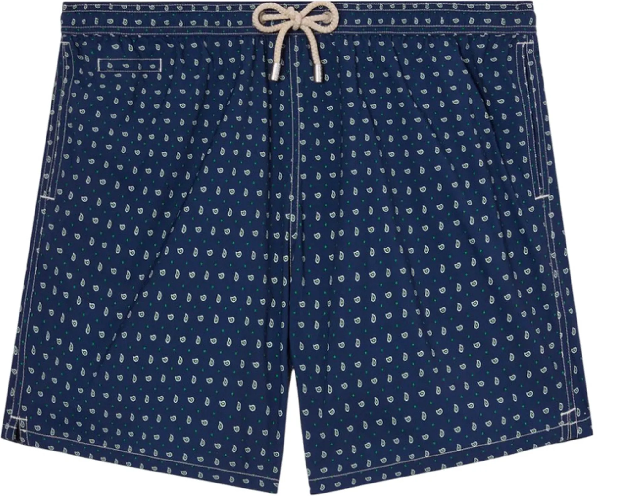 Mc2 Saint Barth Costume Mare Lighting Micro Con Stampa Paisley All-Over Blu Lig0016-00072L 180002