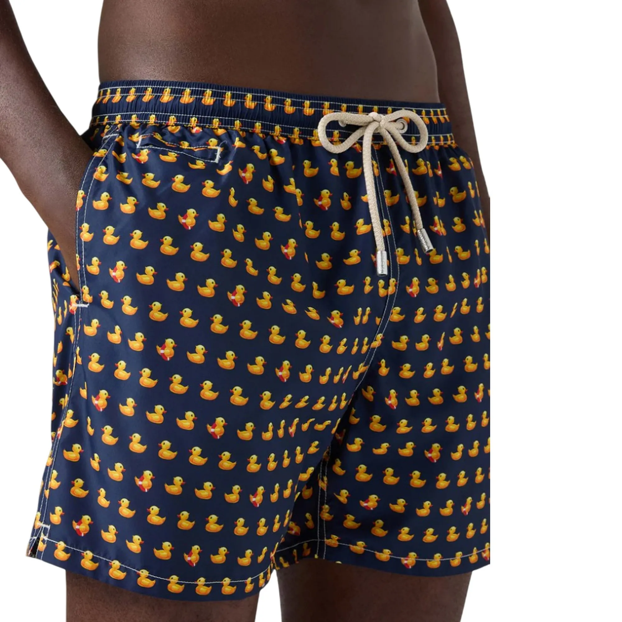 Mc2 Saint Barth Costume Mare Lighting Micro Con Stampa Paperelle All-Over Blu Lig0003-03152L 179985