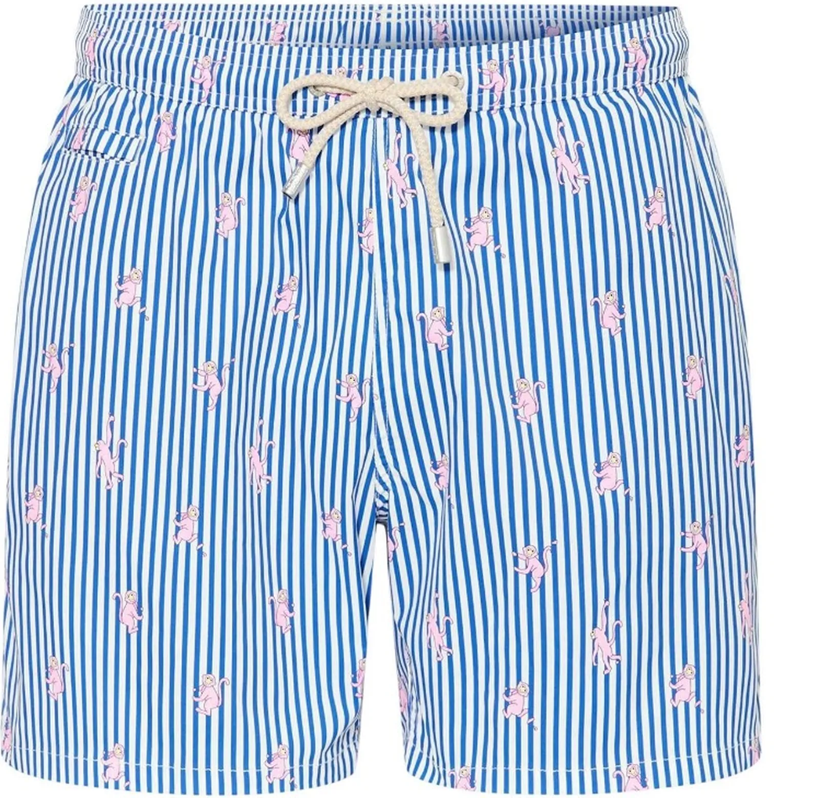 Mc2 Saint Barth Costume Monkeys Stripes Azzurro Lig0016-00225L 182643