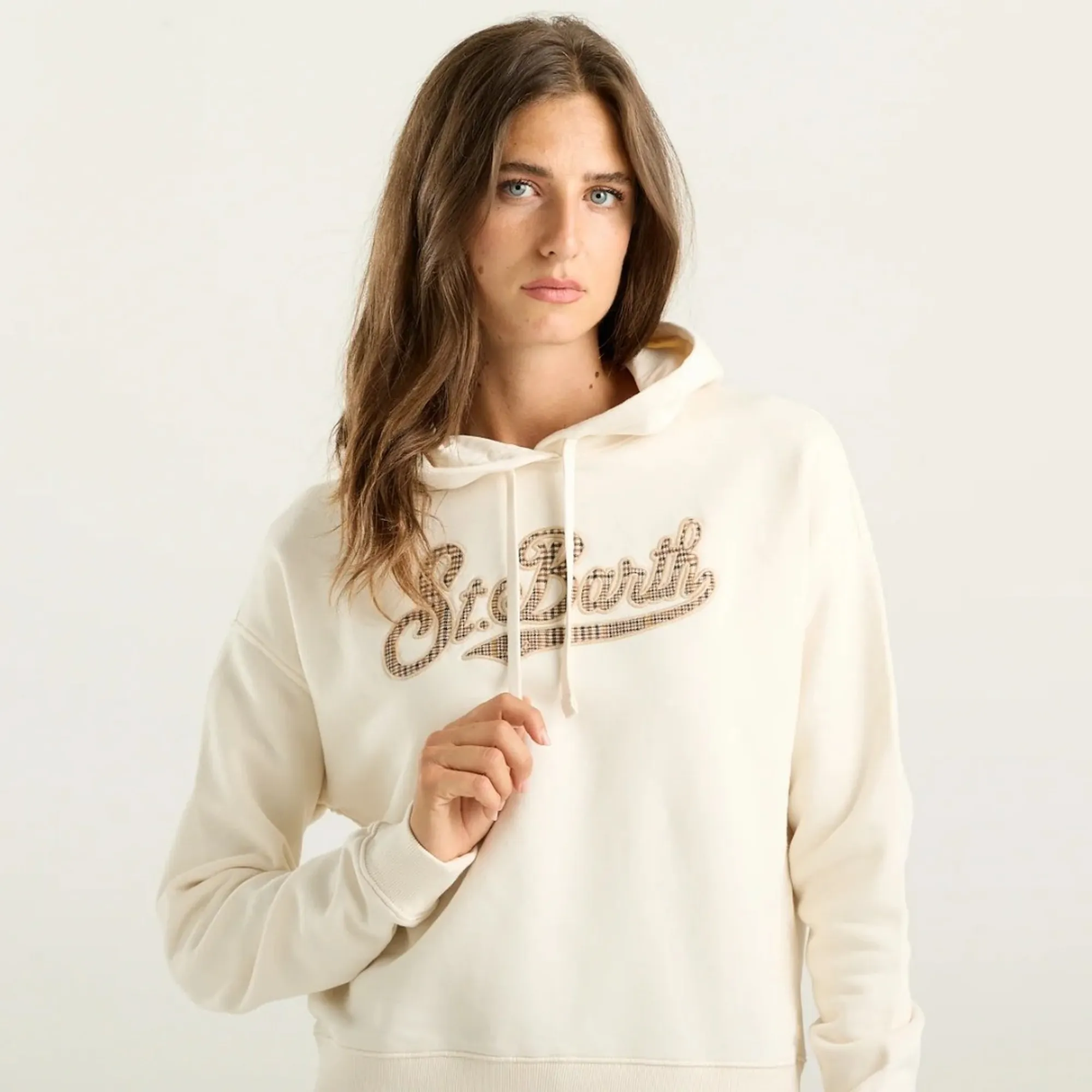 Mc2 Saint Barth B'Mindy Sweatshirt With Tartan Logo' To Put Mind005-00623M 193138