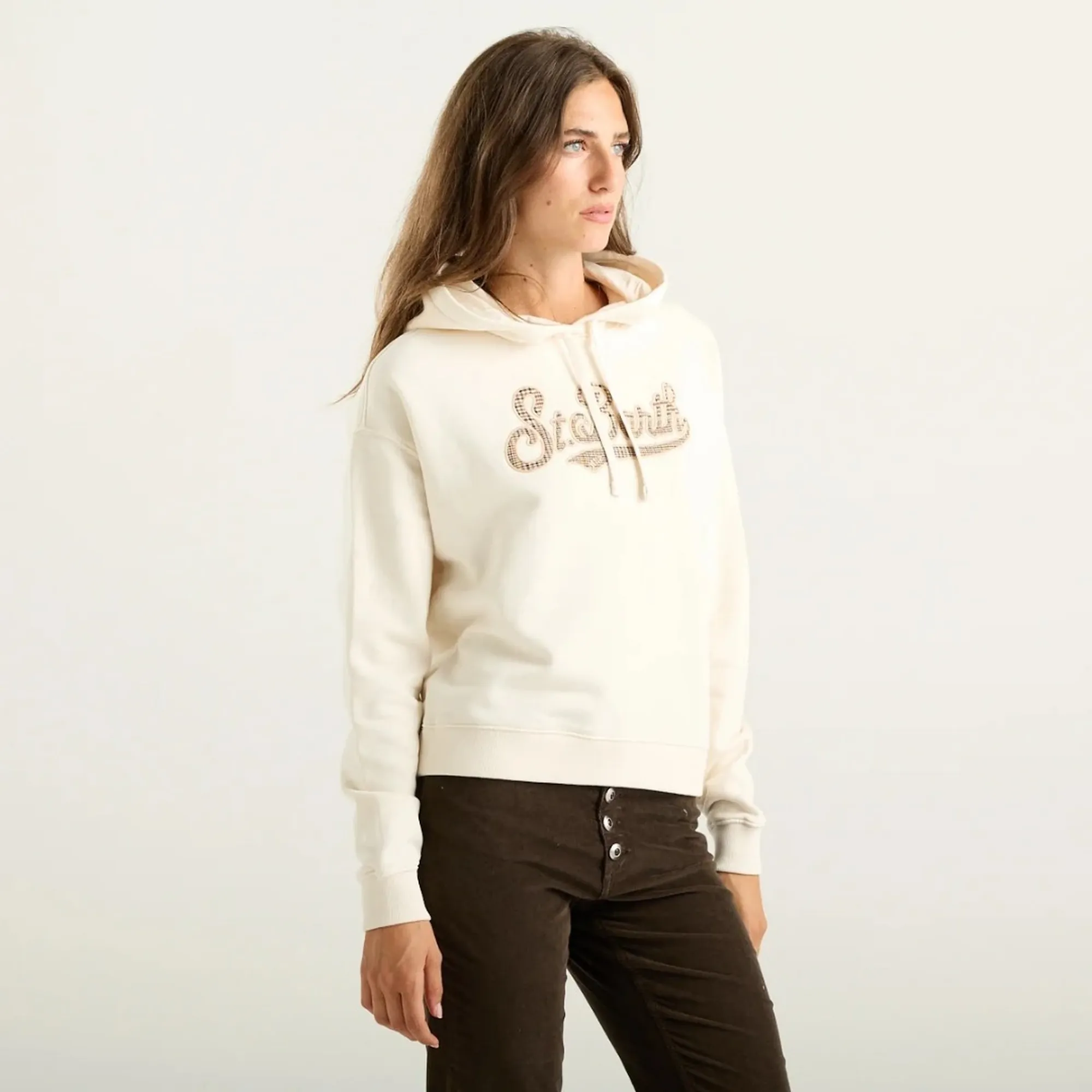 Mc2 Saint Barth B'Mindy Sweatshirt With Tartan Logo' To Put Mind005-00623M 193139