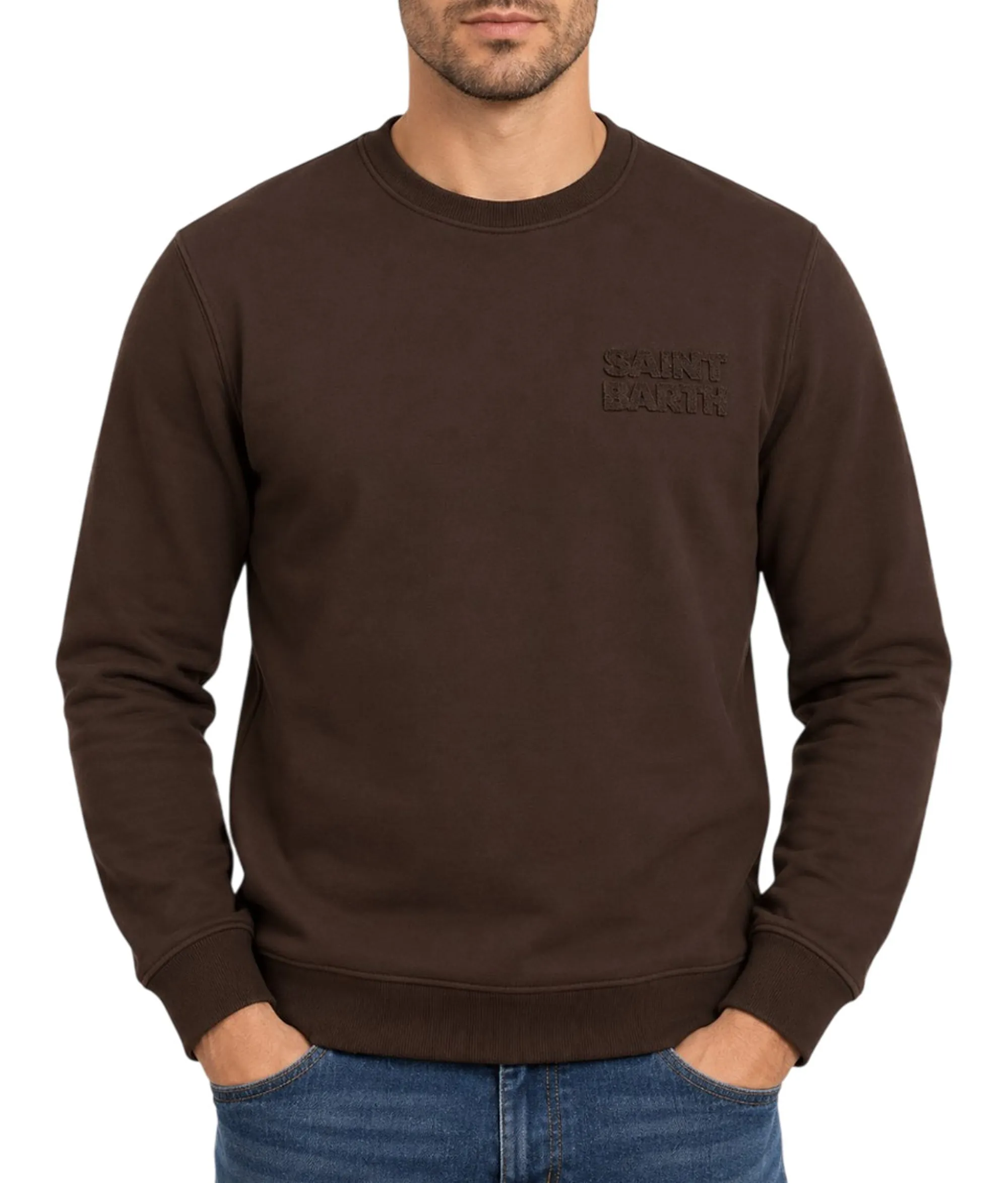 Mc2 Saint Barth B'Soho Sweatshirt' Brown Soh0010-02860M 193131