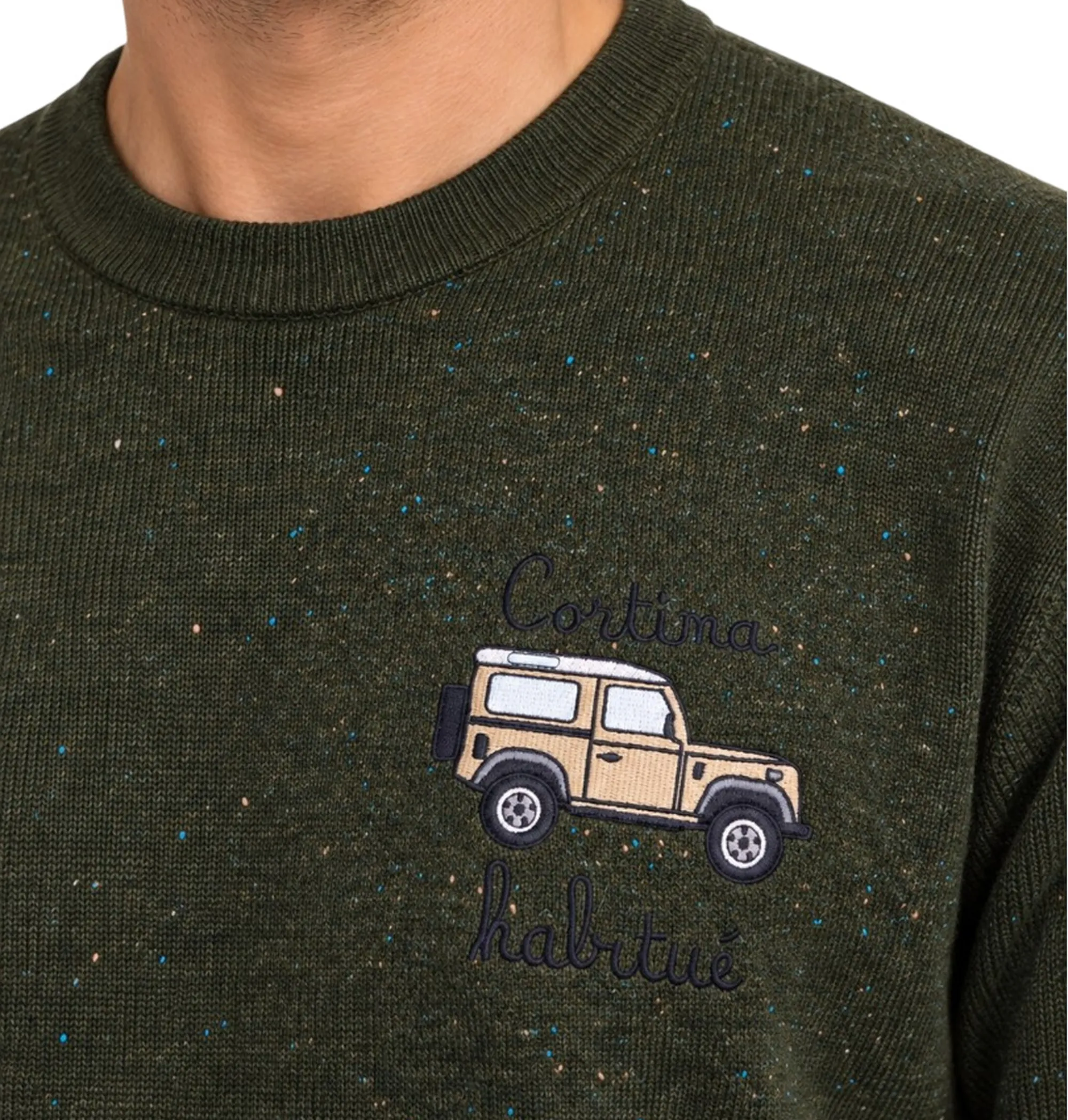 Mc2 Saint Barth Maglia Cortina Habitue Verde Scuro Her0024-03342M 193767