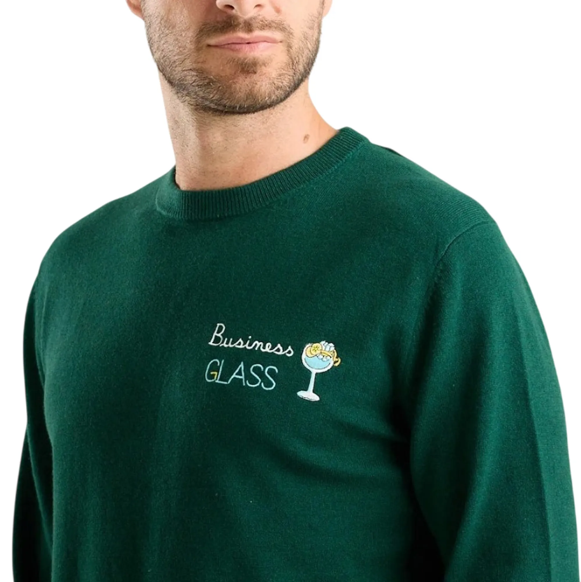Mc2 Saint Barth Maglia Heron Business Glass Verde Her0024-03601M 193782