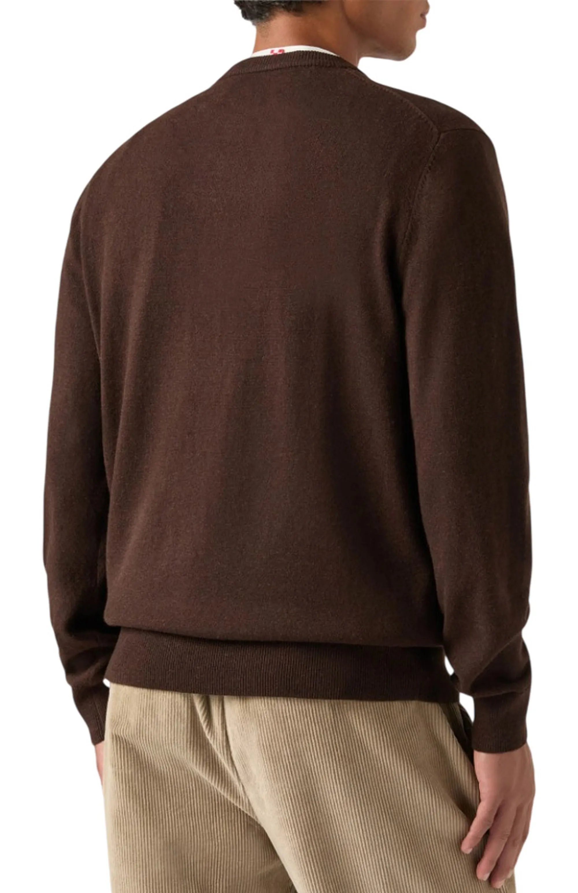 Mc2 Saint Barth Maglia Heron Con Ricamo Gold Money Marrone Her0024-00540M 193741
