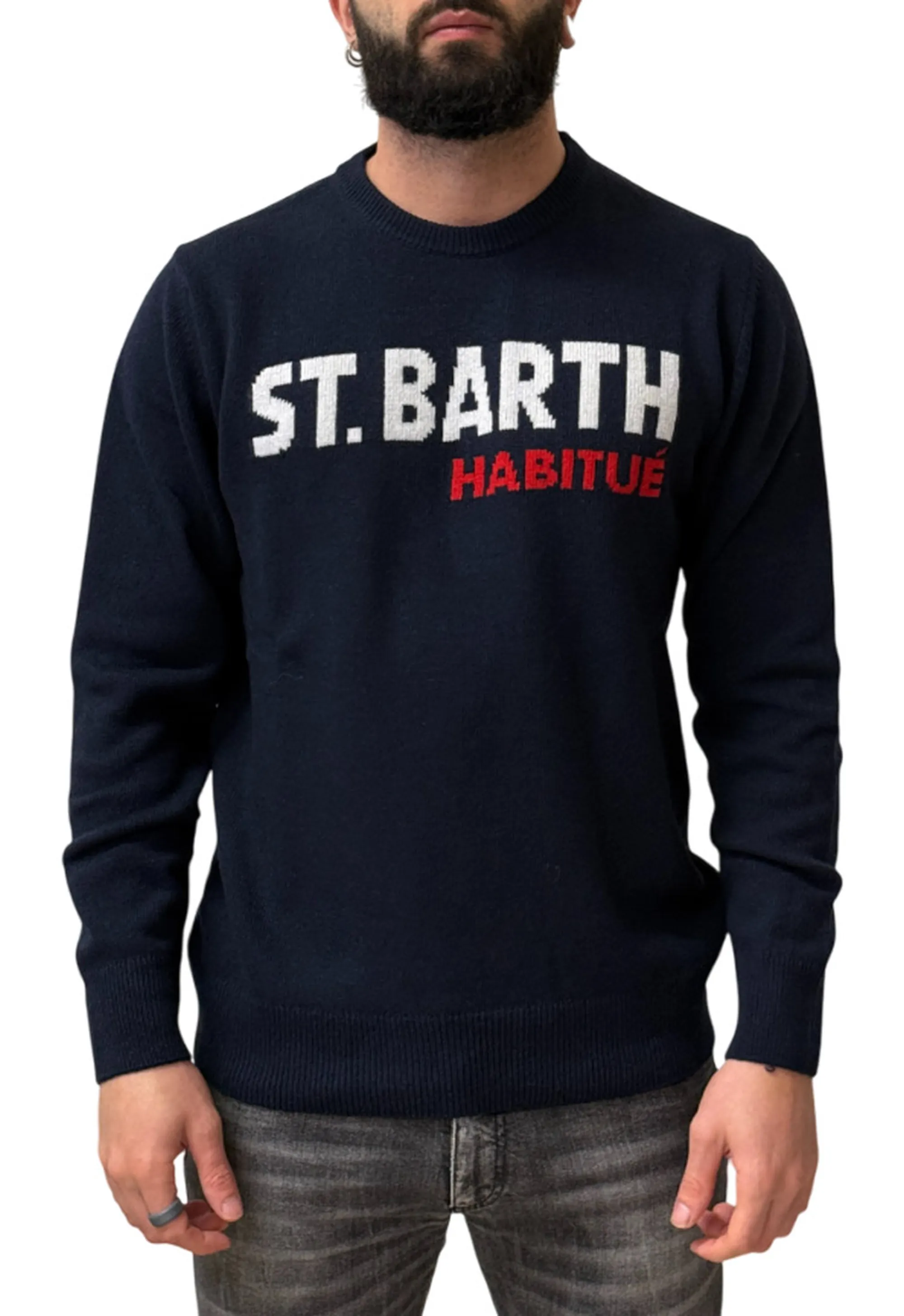 Mc2 Saint Barth B'Heron Habitual Shirt' Blu Hre0001-01572I 167528