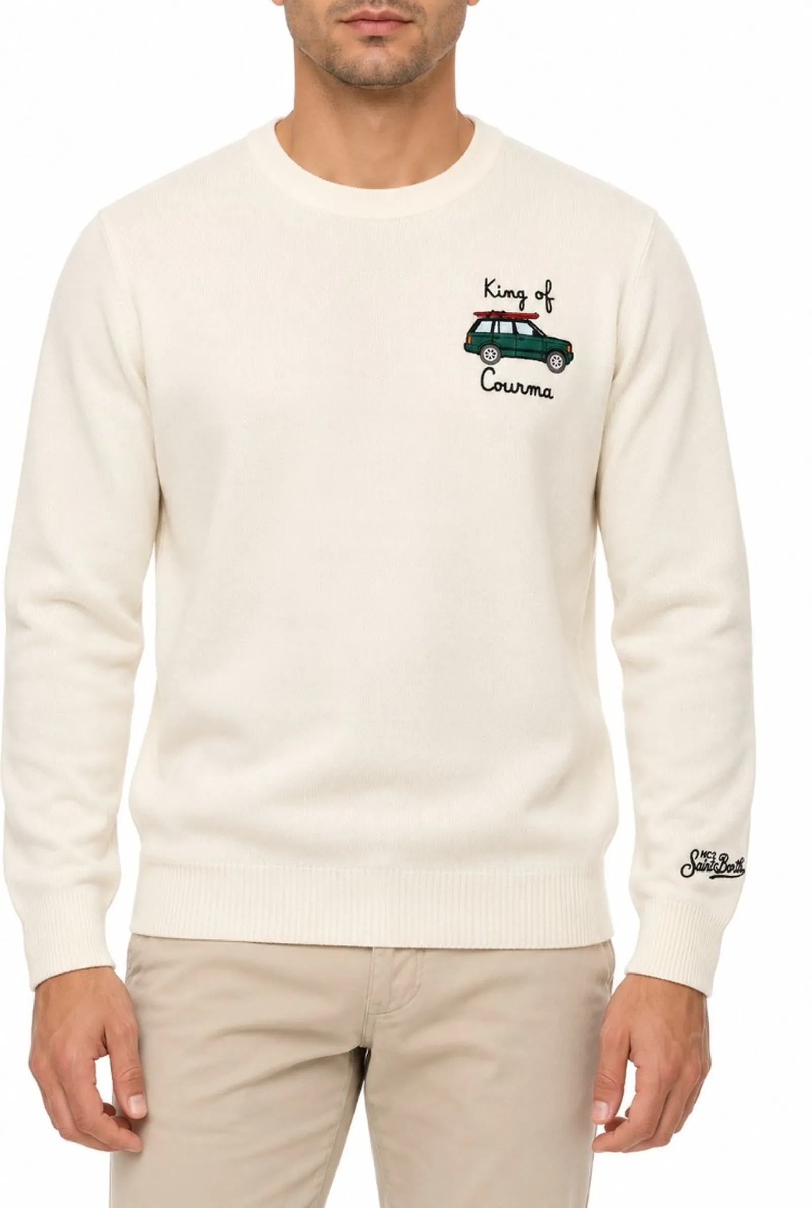 Mc2 Saint Barth Maglia Heron King Courma Panna Her0024-03345M 192807
