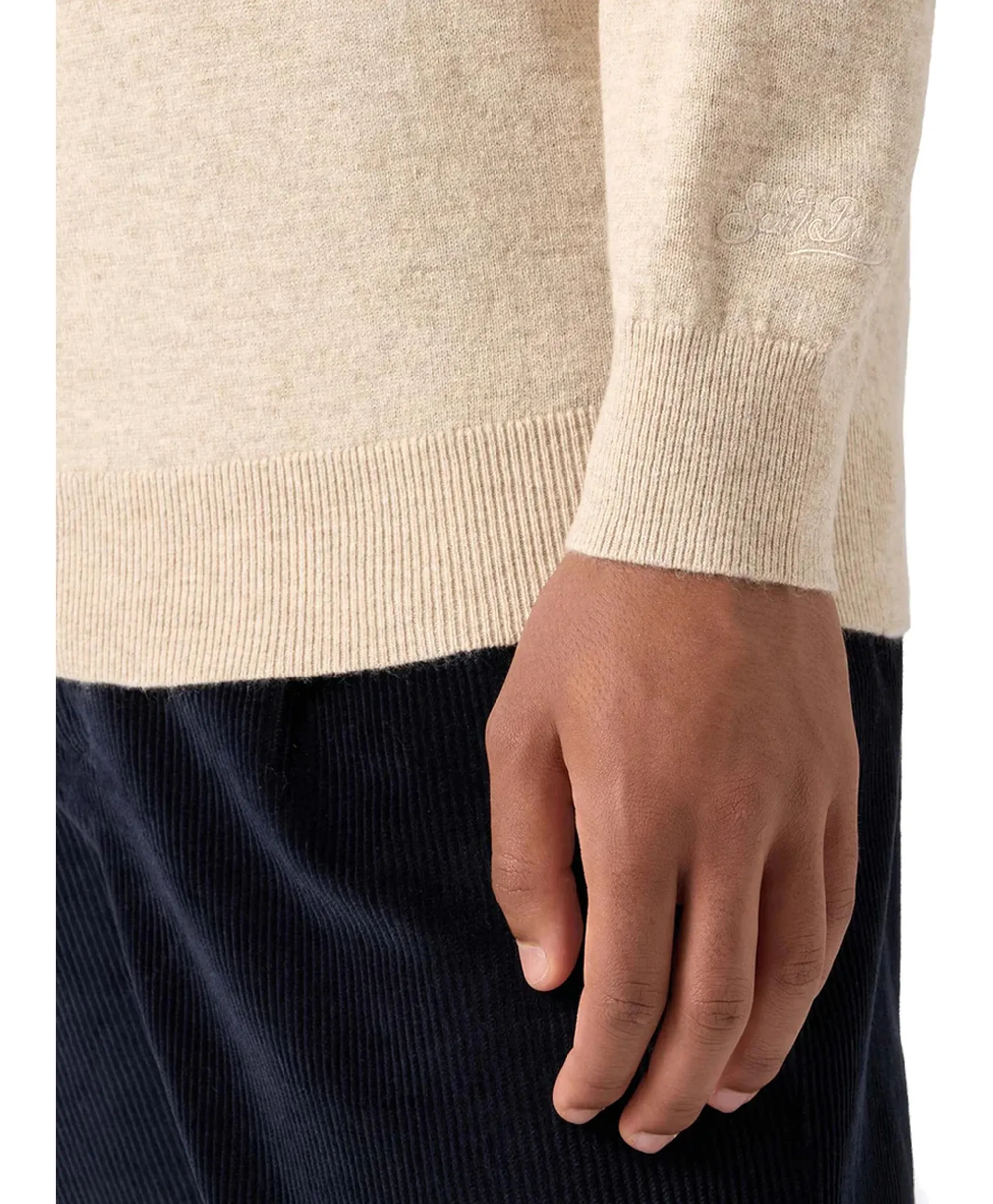 Mc2 Saint Barth Maglia Heron Light Embry Sto Na Bomba Beige Her0024-03499I 164543