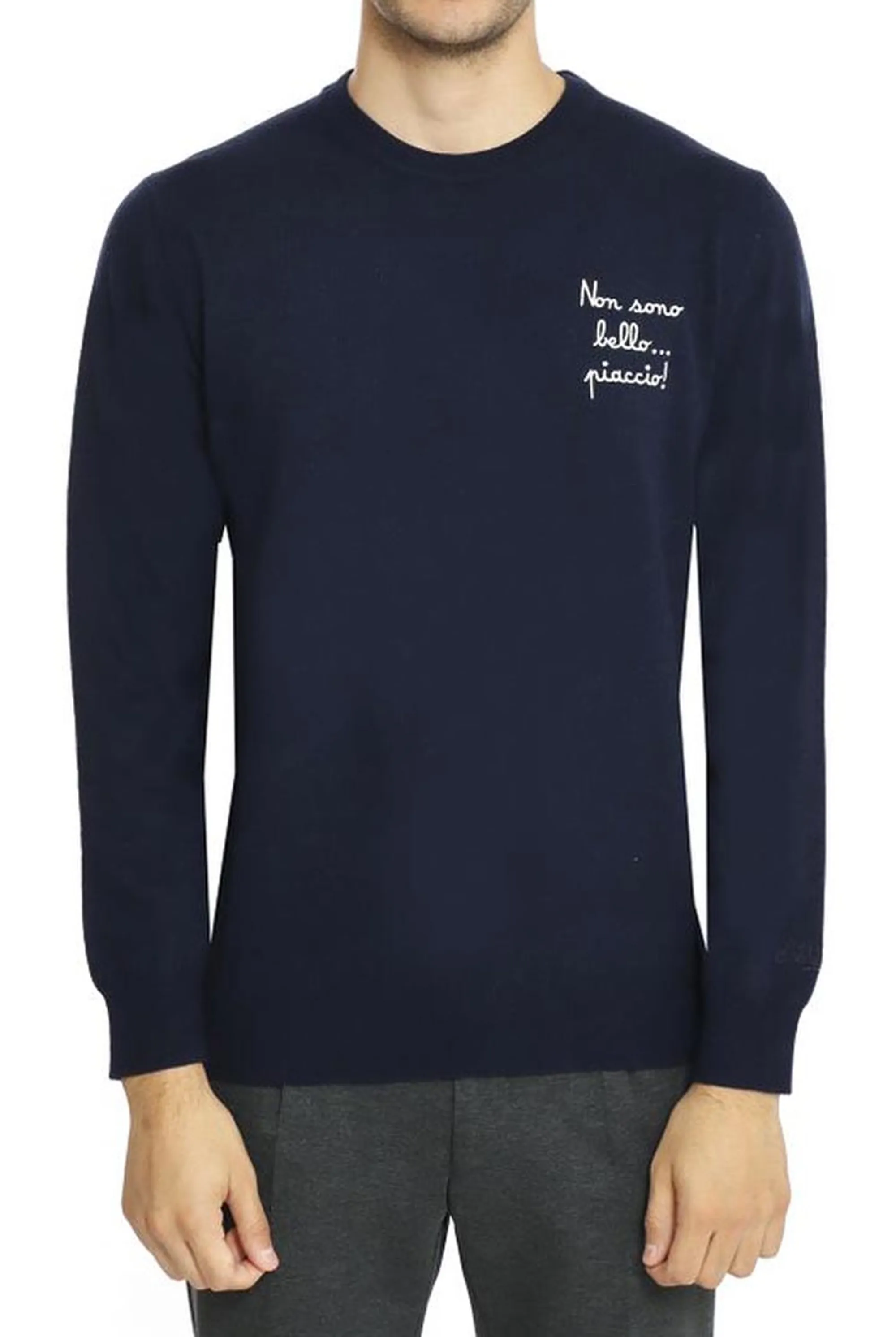 Mc2 Saint Barth B'Heron Light Embry Holidays Nice Sweater' Blu Her0024-02828I 167329