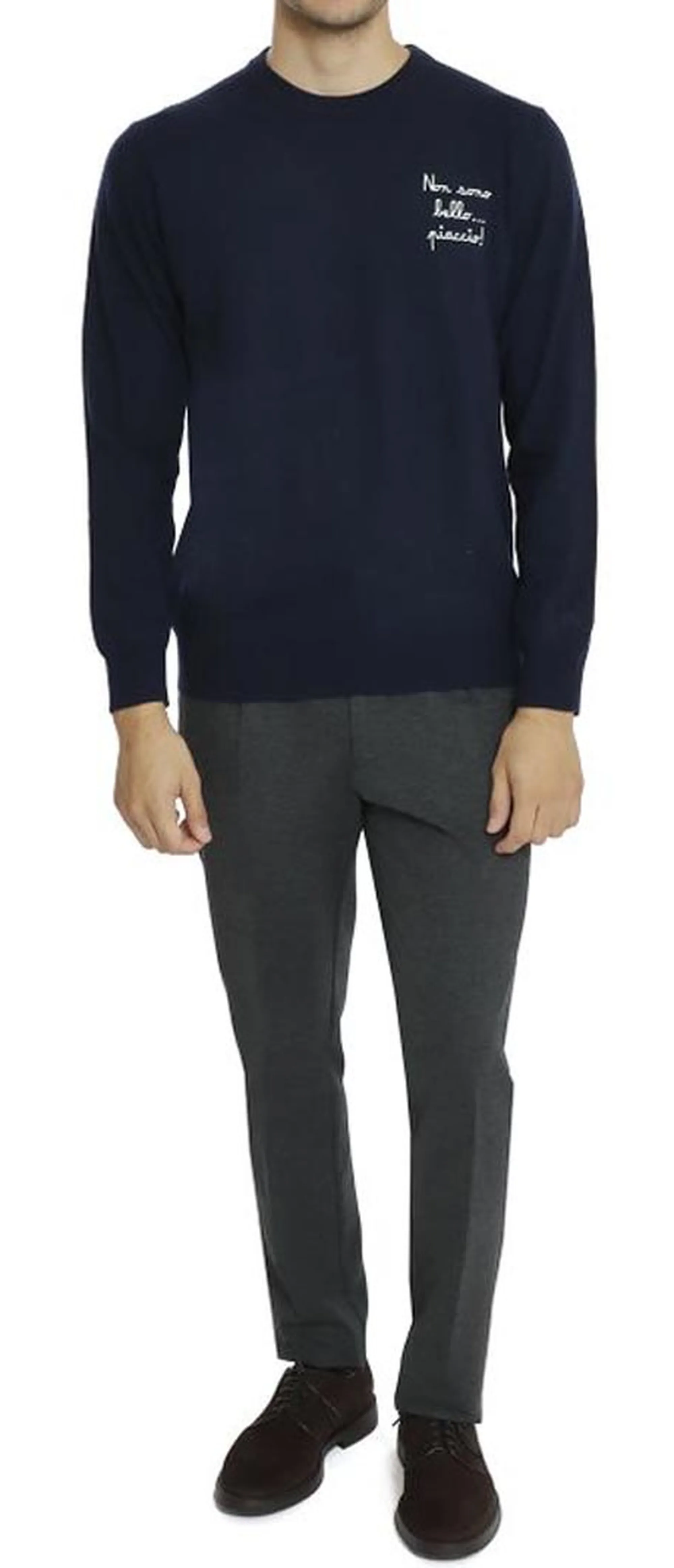 Mc2 Saint Barth B'Heron Light Embry Holidays Nice Sweater' Blu Her0024-02828I 167332