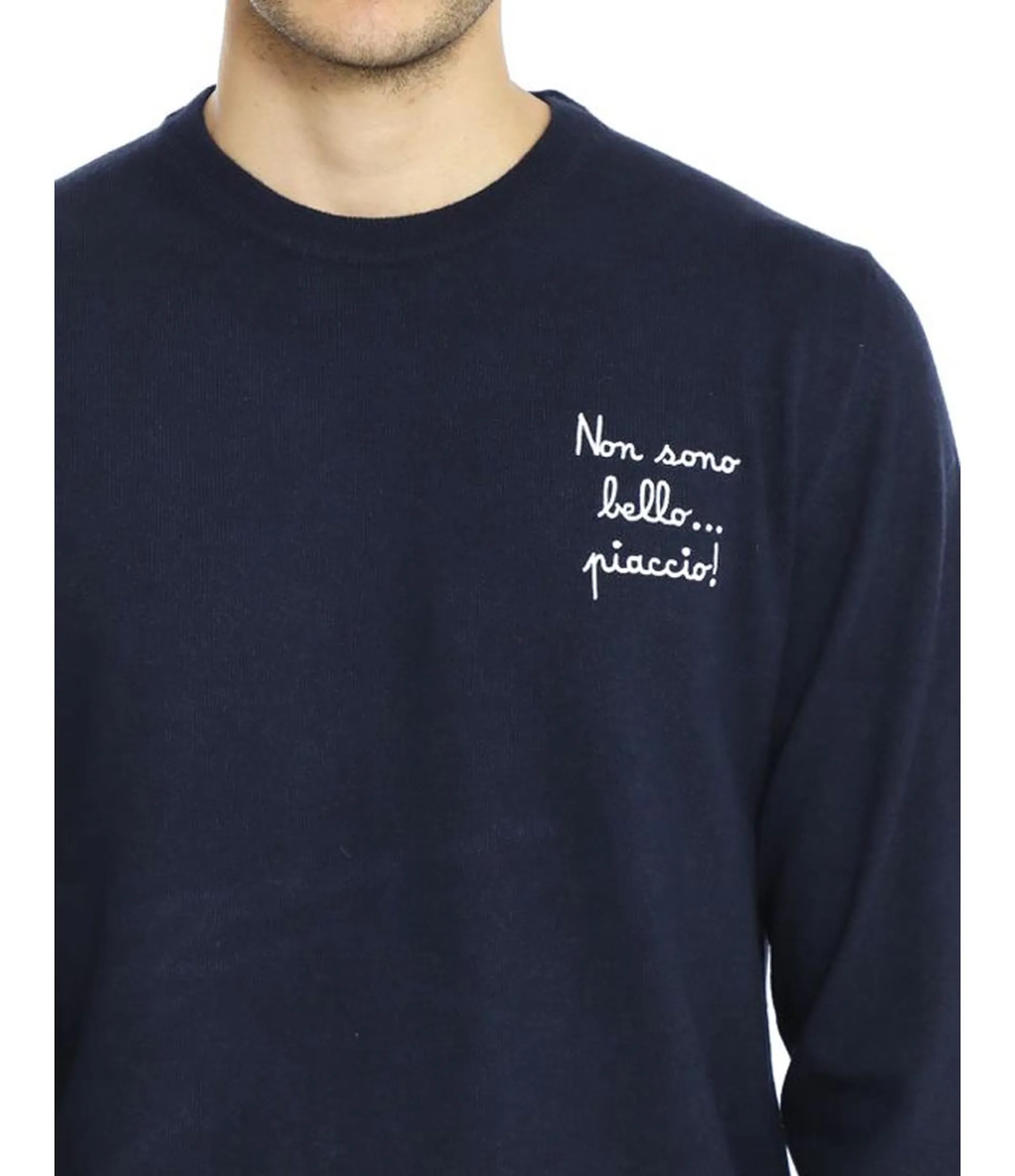 Mc2 Saint Barth B'Heron Light Embry Holidays Nice Sweater' Blu Her0024-02828I 167333