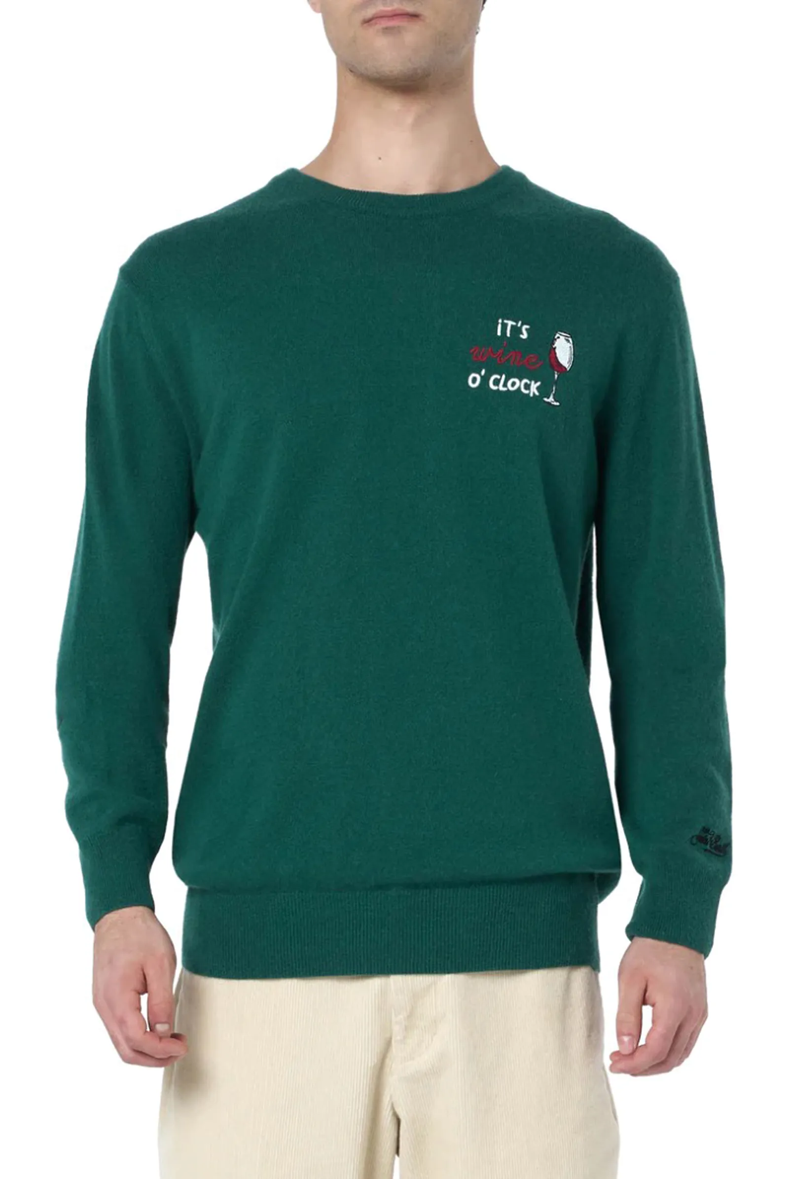 Mc2 Saint Barth Maglia Heron Light Embry Wine Oclock Verde Hre0024-00127I 164504