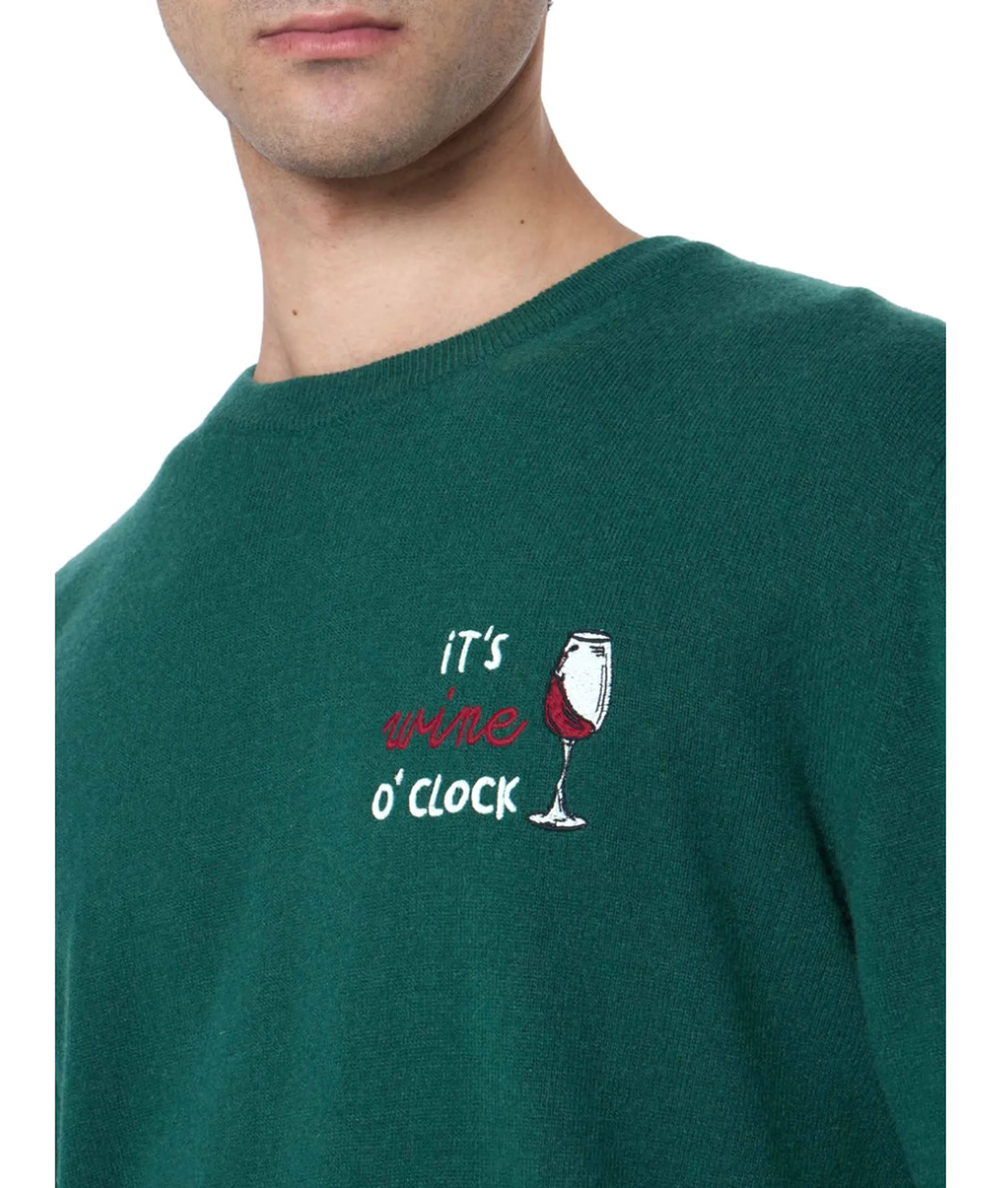 Mc2 Saint Barth Maglia Heron Light Embry Wine Oclock Verde Hre0024-00127I 164507