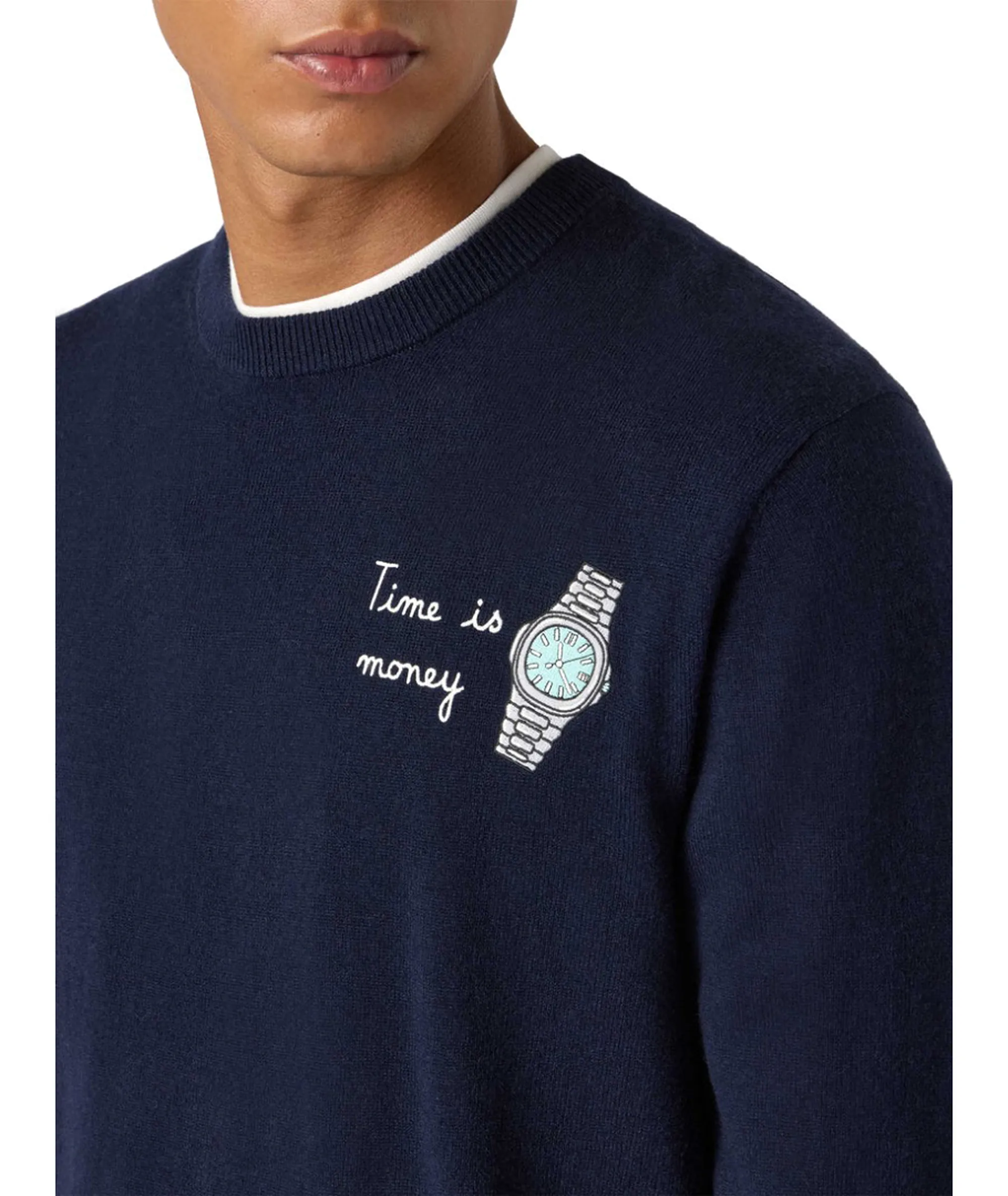 Mc2 Saint Barth Maglia Heron Lighy Embry Invest Time Blu Her0024-00150I 164553