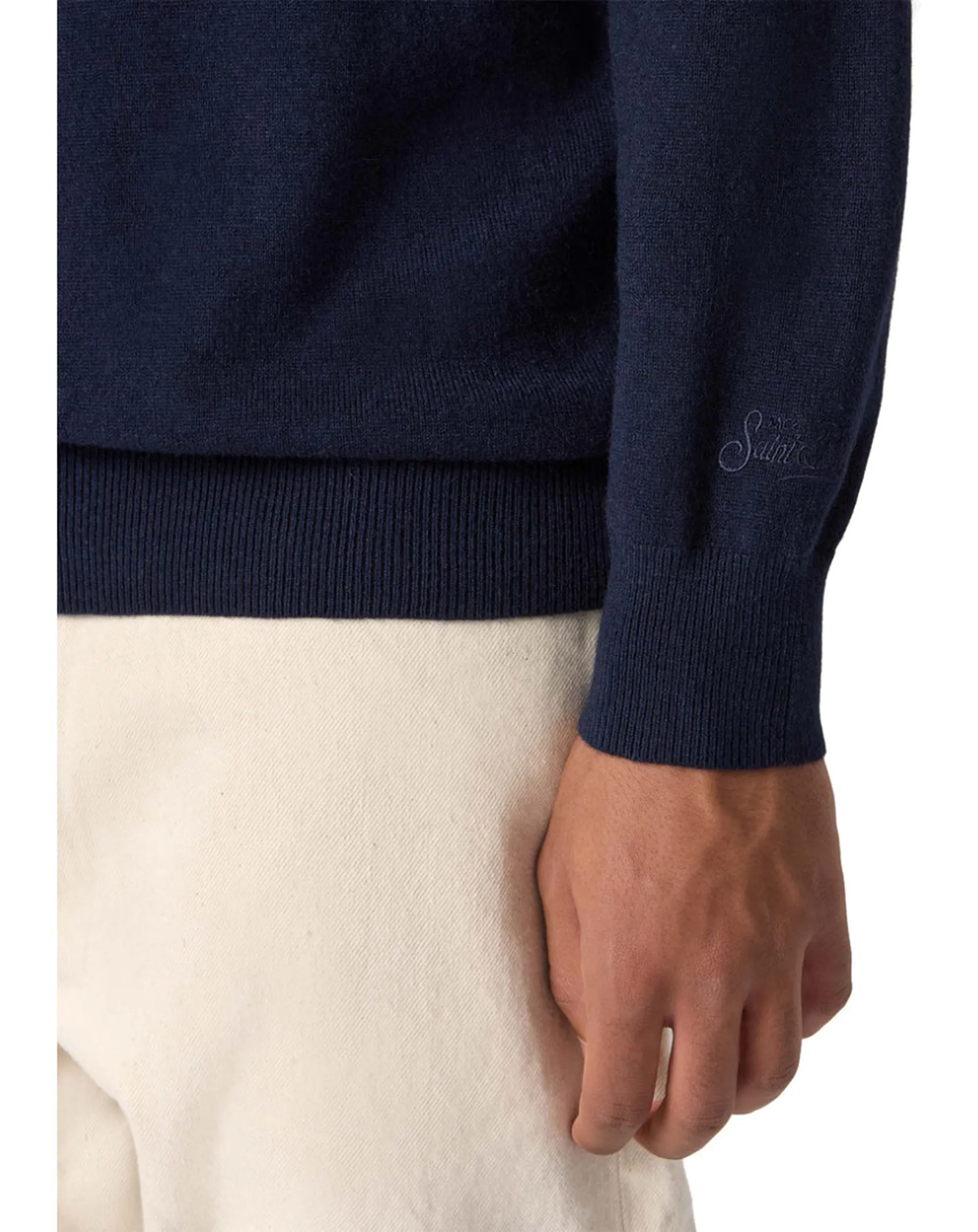 Mc2 Saint Barth Maglia Heron Lighy Embry Invest Time Blu Her0024-00150I 164555