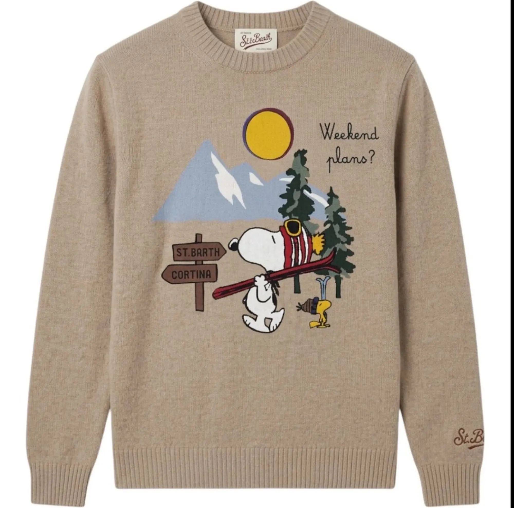 Mc2 Saint Barth B'Maglia Heron Peanuts We Plans' Beige Her0011-02262M 192704