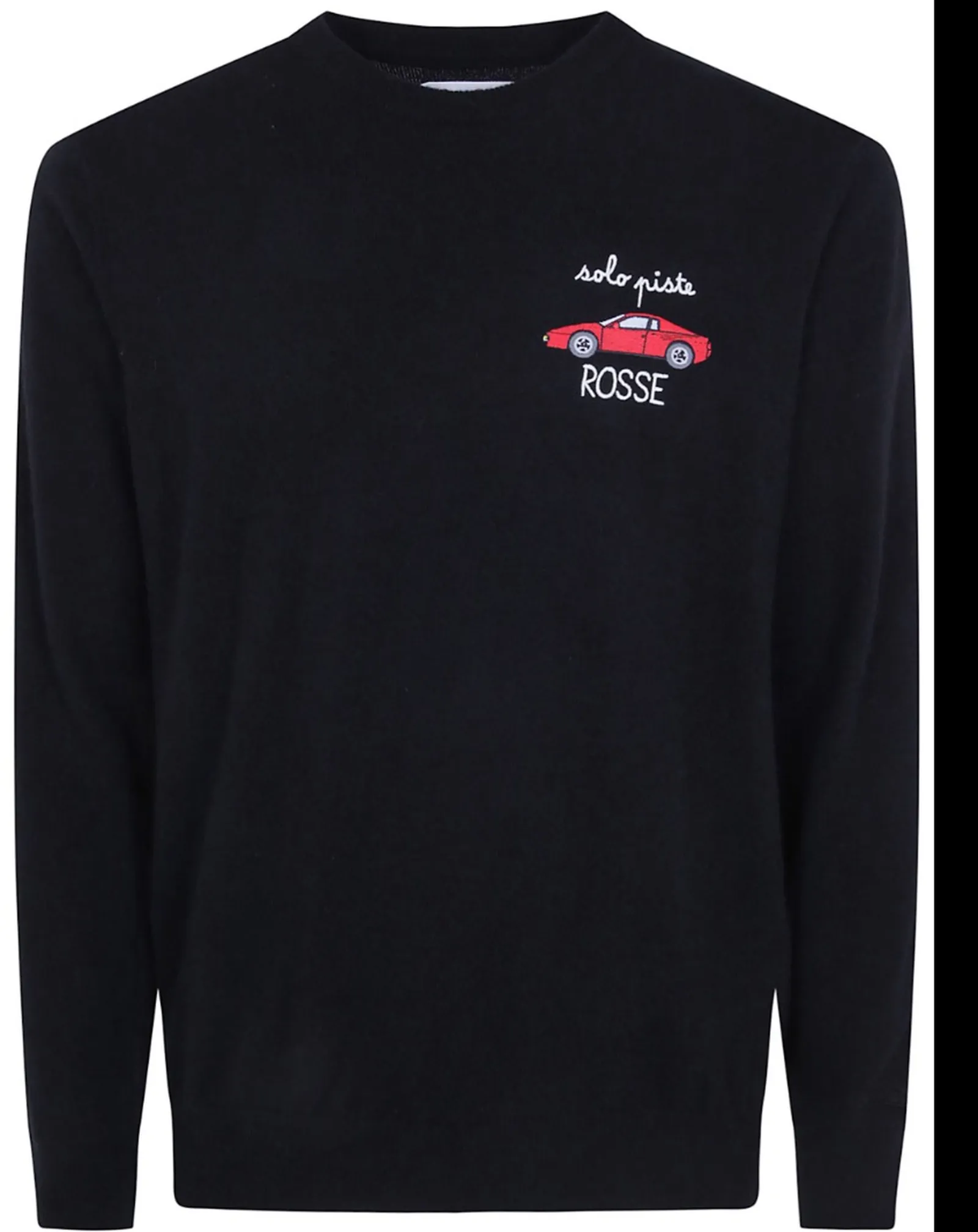 Mc2 Saint Barth Maglia Heron Solo Piste Rosse Nero Her0024-03349M 192786