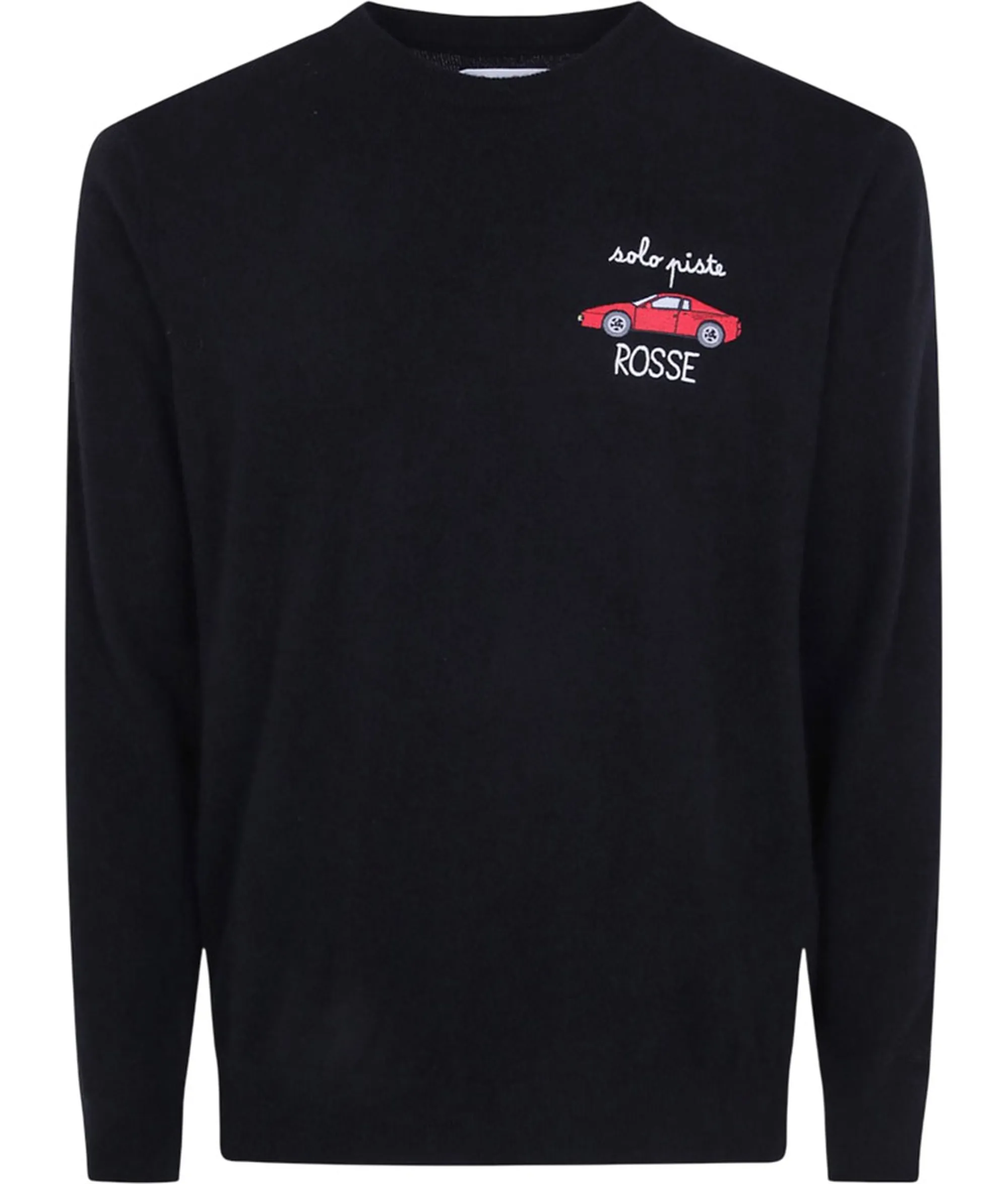 Mc2 Saint Barth Maglia Heron Solo Piste Rosse Nero Her0024-03349M 193772