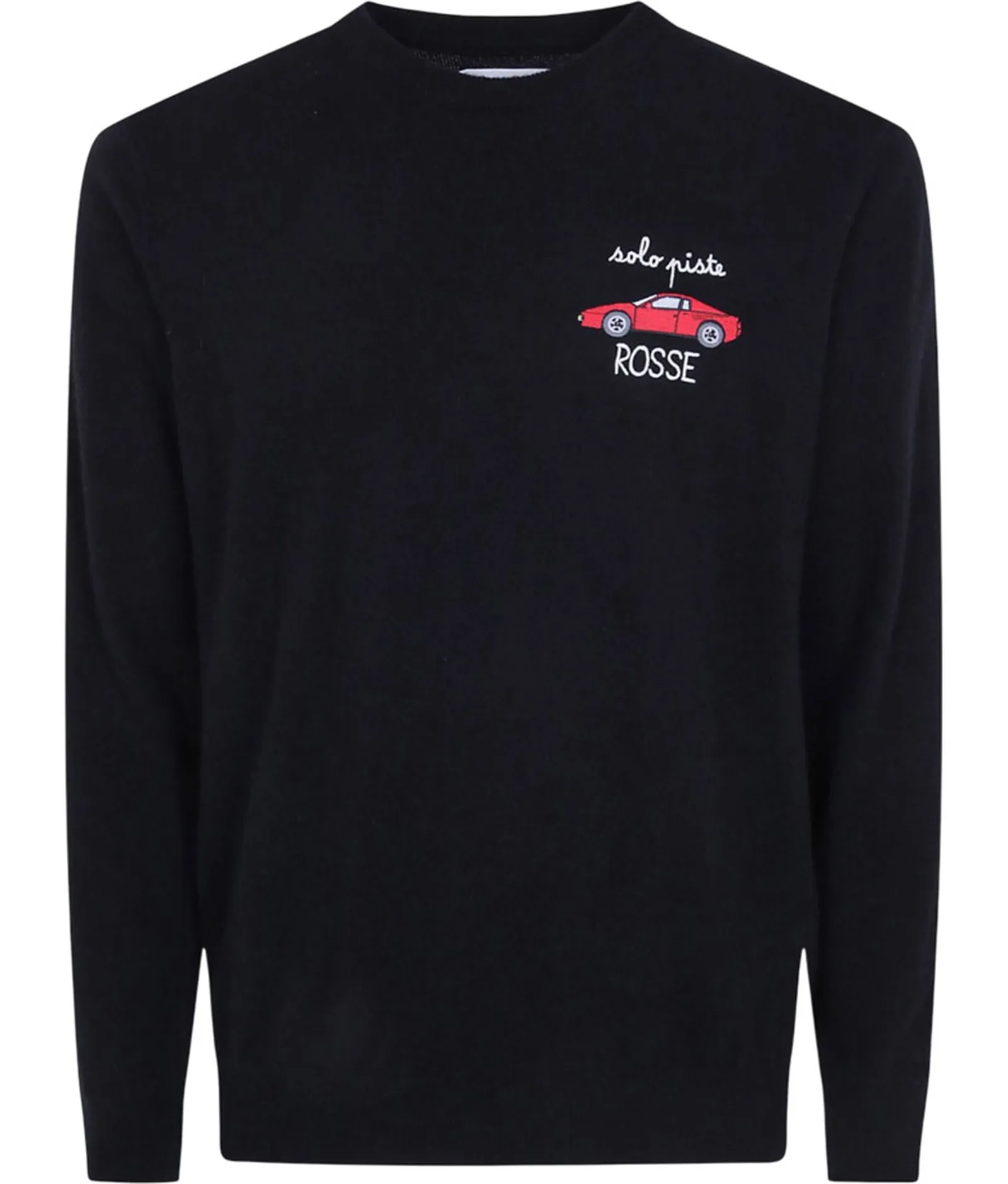 Mc2 Saint Barth Maglia Heron Solo Piste Rosse Nero Her0024-03349M 193772