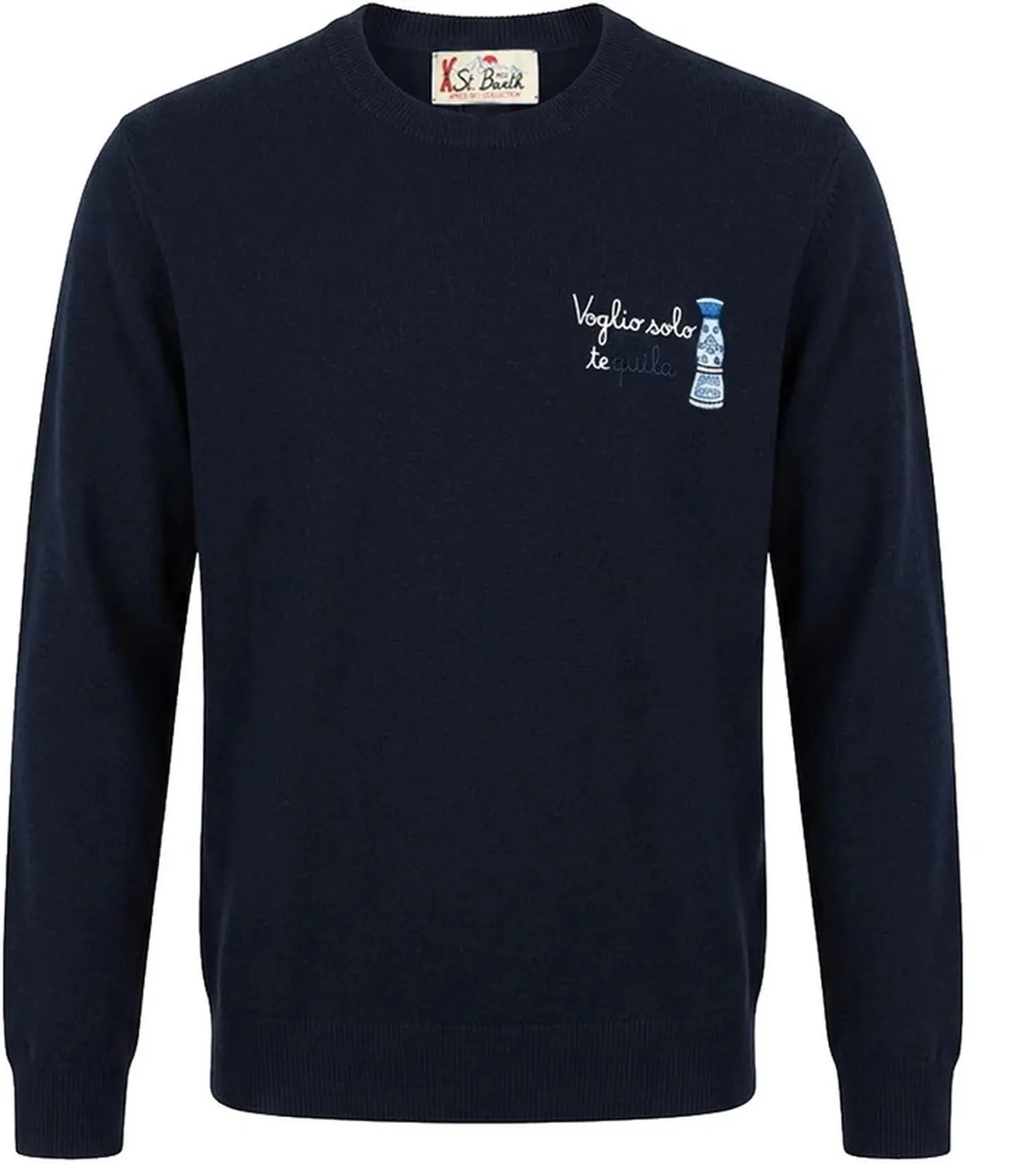 Mc2 Saint Barth Maglia Heron Voglio Solo Tequila Blu Her0024-00505M 192808