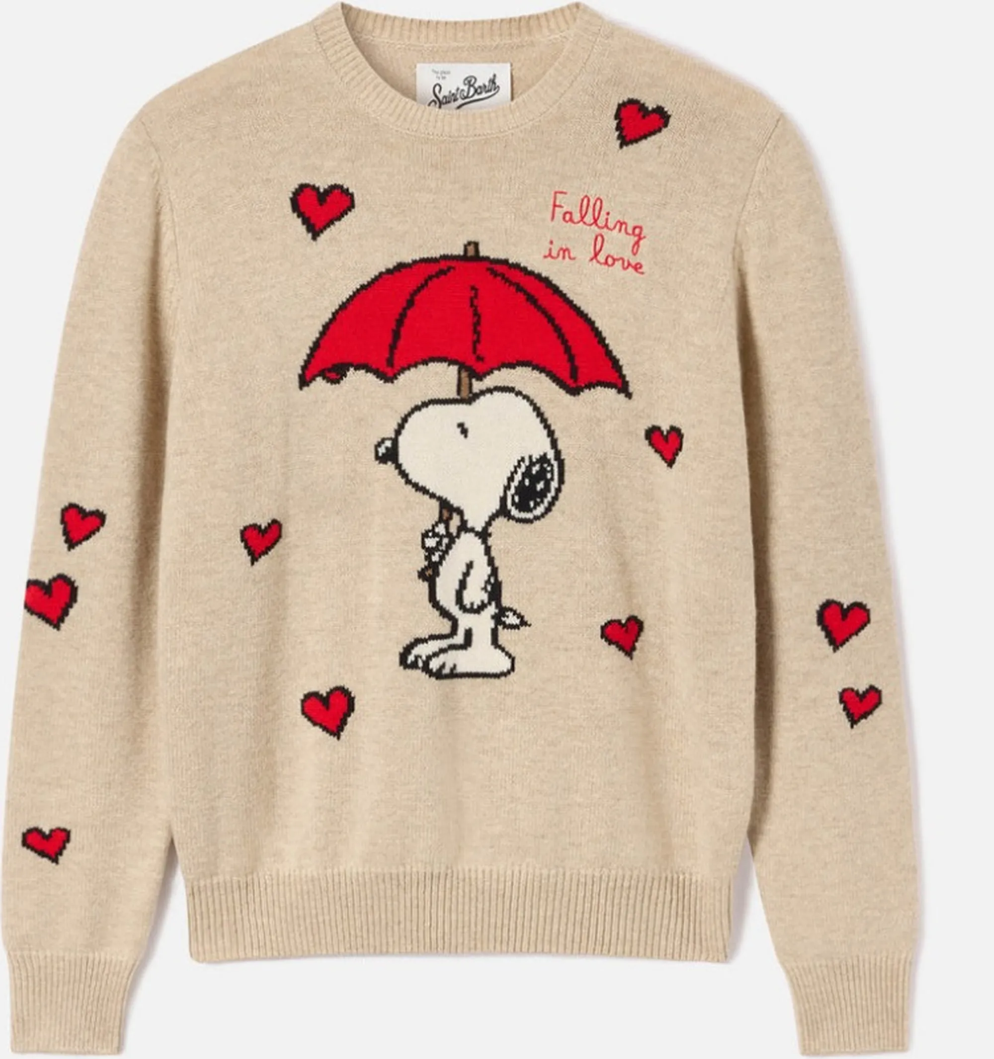Mc2 Saint Barth B'New Queen Sweater With Snoopy Intarsia' Beige Que0014-00331M 193163