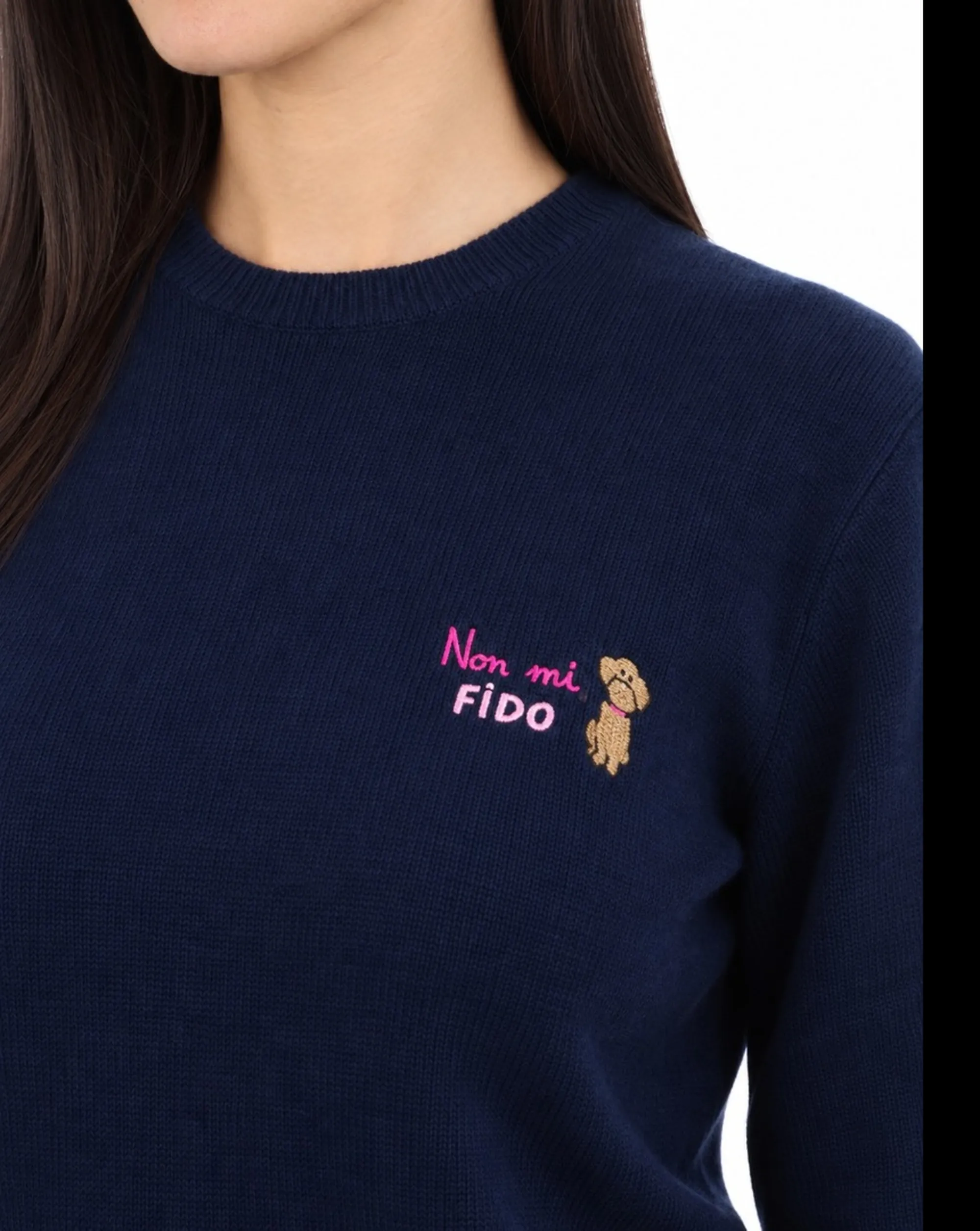 Mc2 Saint Barth B'Fido Poodle Sweater' Blu Que0032-04176M 193173