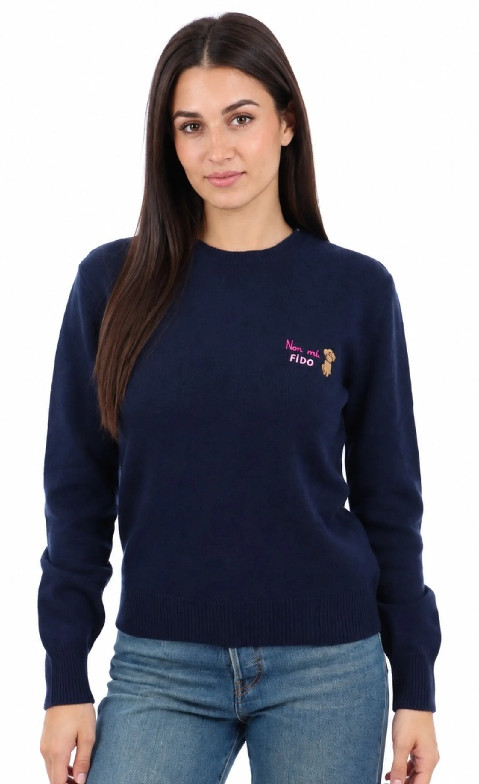 Mc2 Saint Barth Maglia Poodle Fido Blu Que0032-04176M 193174