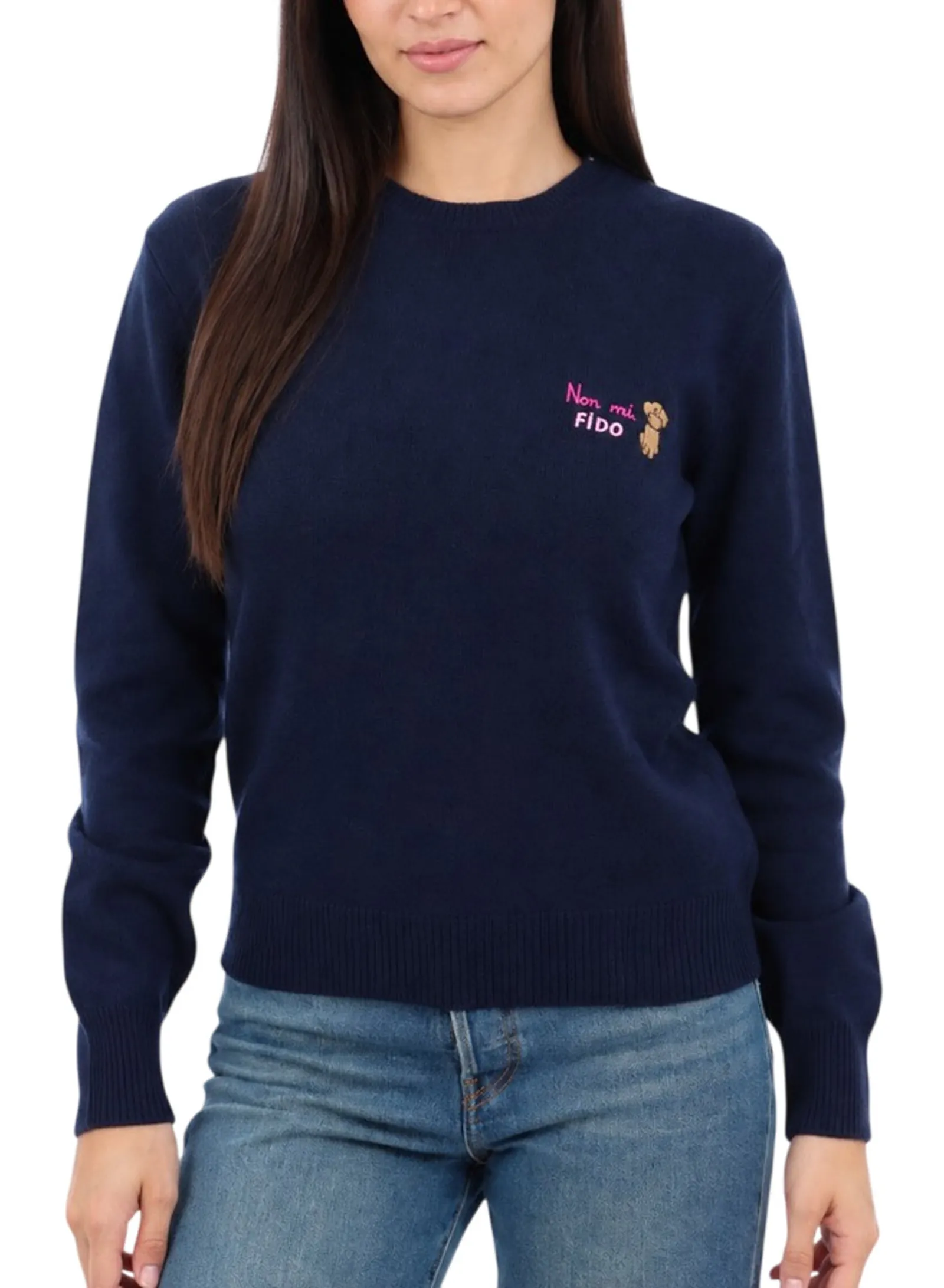 Mc2 Saint Barth Maglia Poodle Fido Blu Que0032-04176M 194939