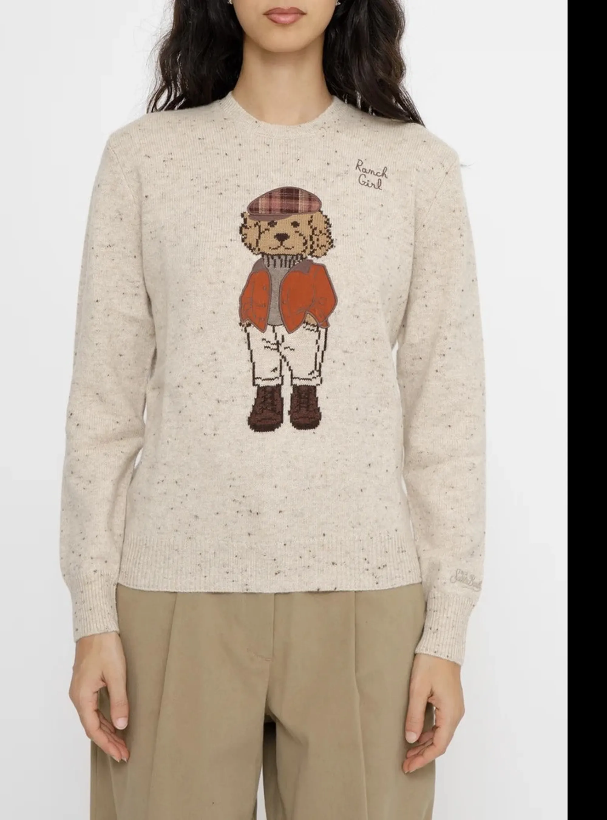 Mc2 Saint Barth Maglia Queen Donegal Beige Que0037-00589M 200018