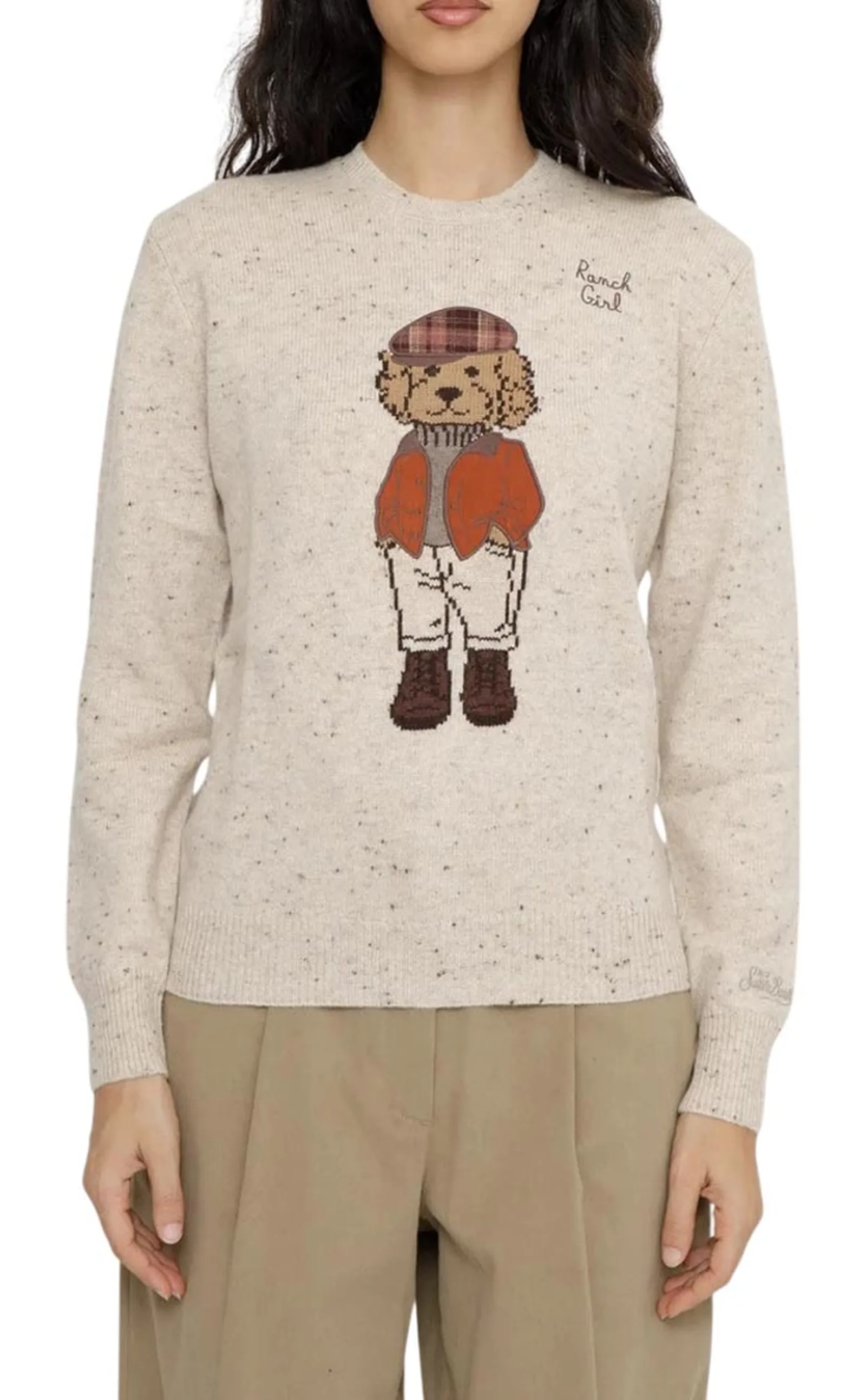 Mc2 Saint Barth Maglia Queen Donegal Beige Que0037-00589M 200697
