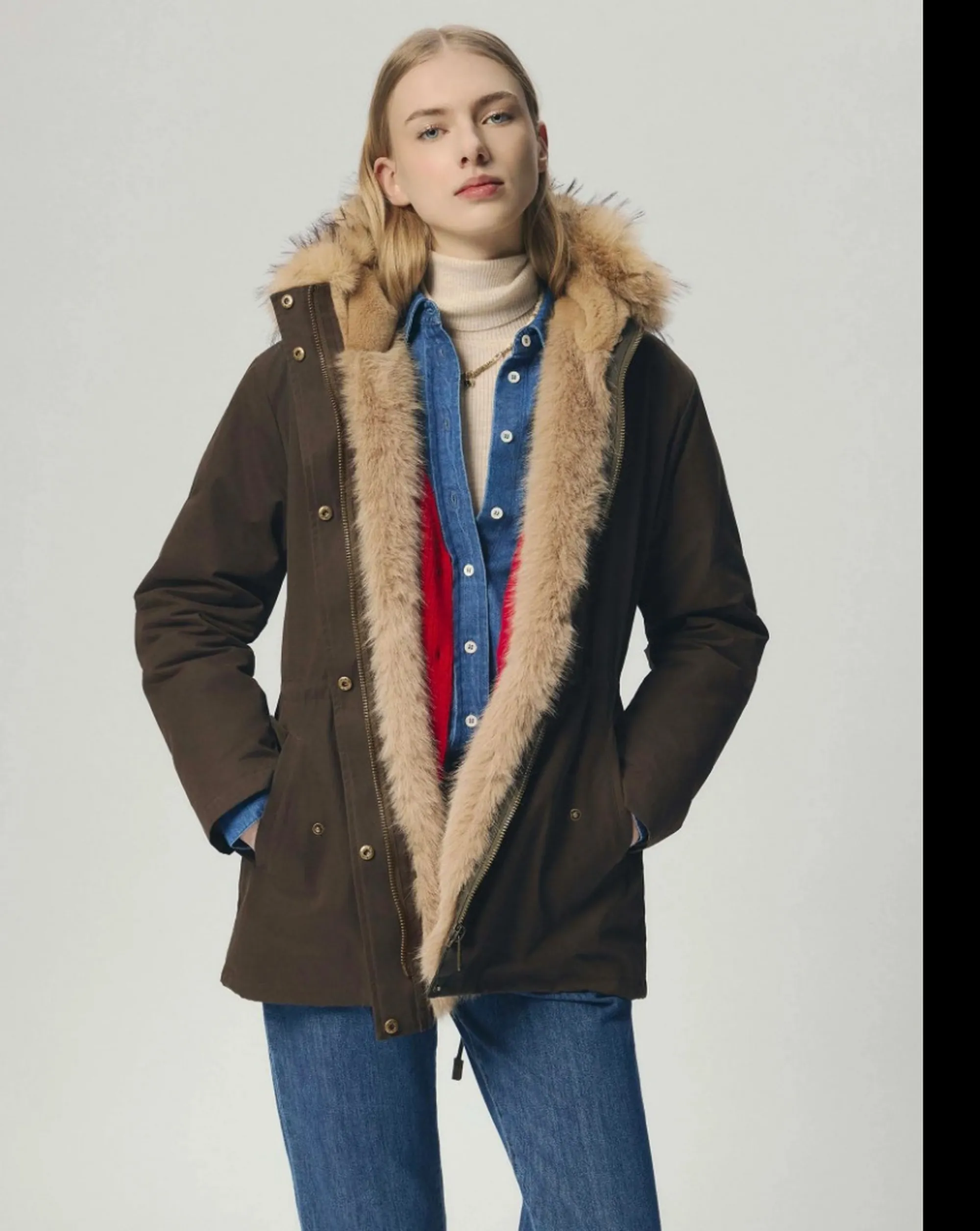 Mc2 Saint Barth Parka Brenna Militare Bnn0003-00223M 199986