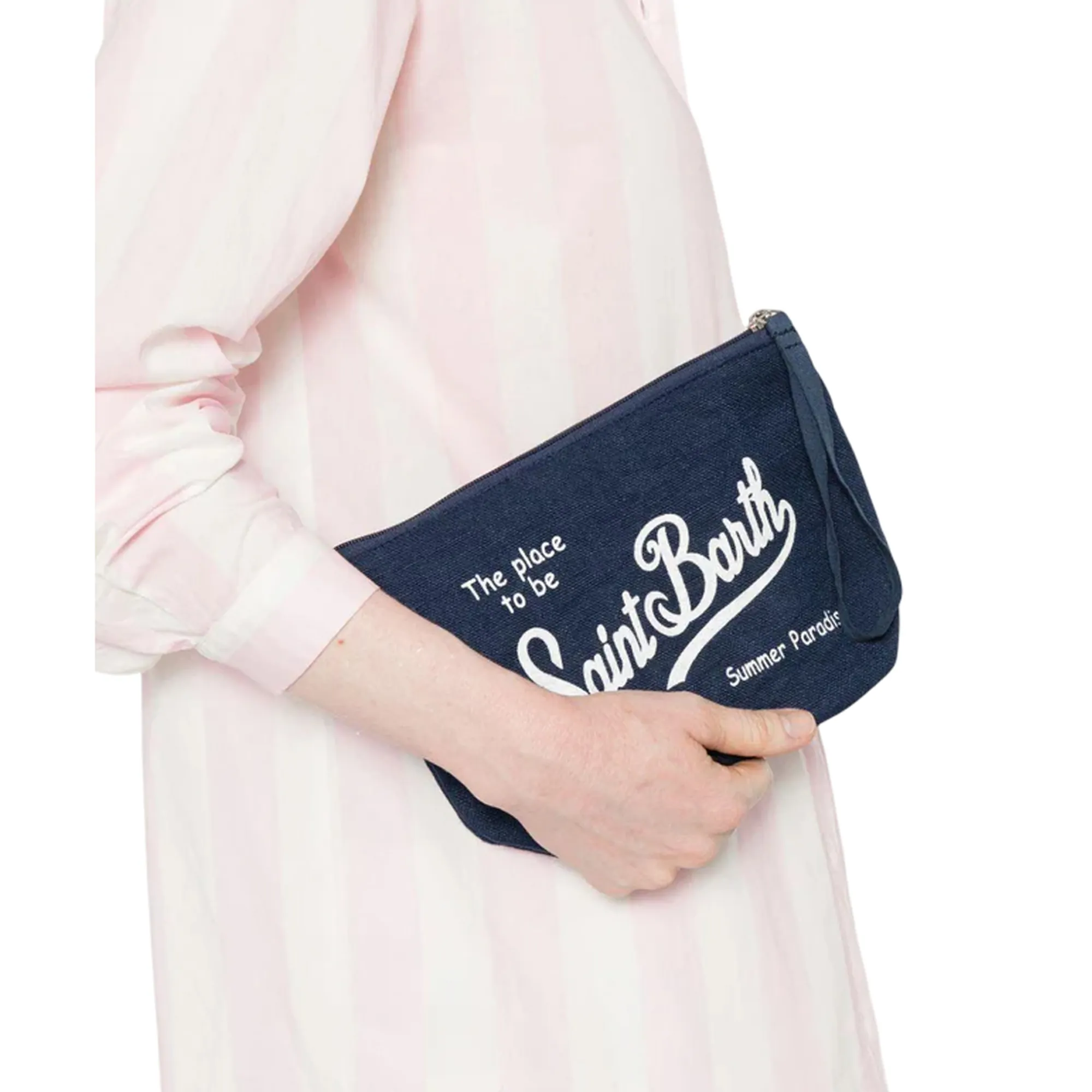 Mc2 Saint Barth B'Pochette Aline' Denim Ali0004-00119L 181797