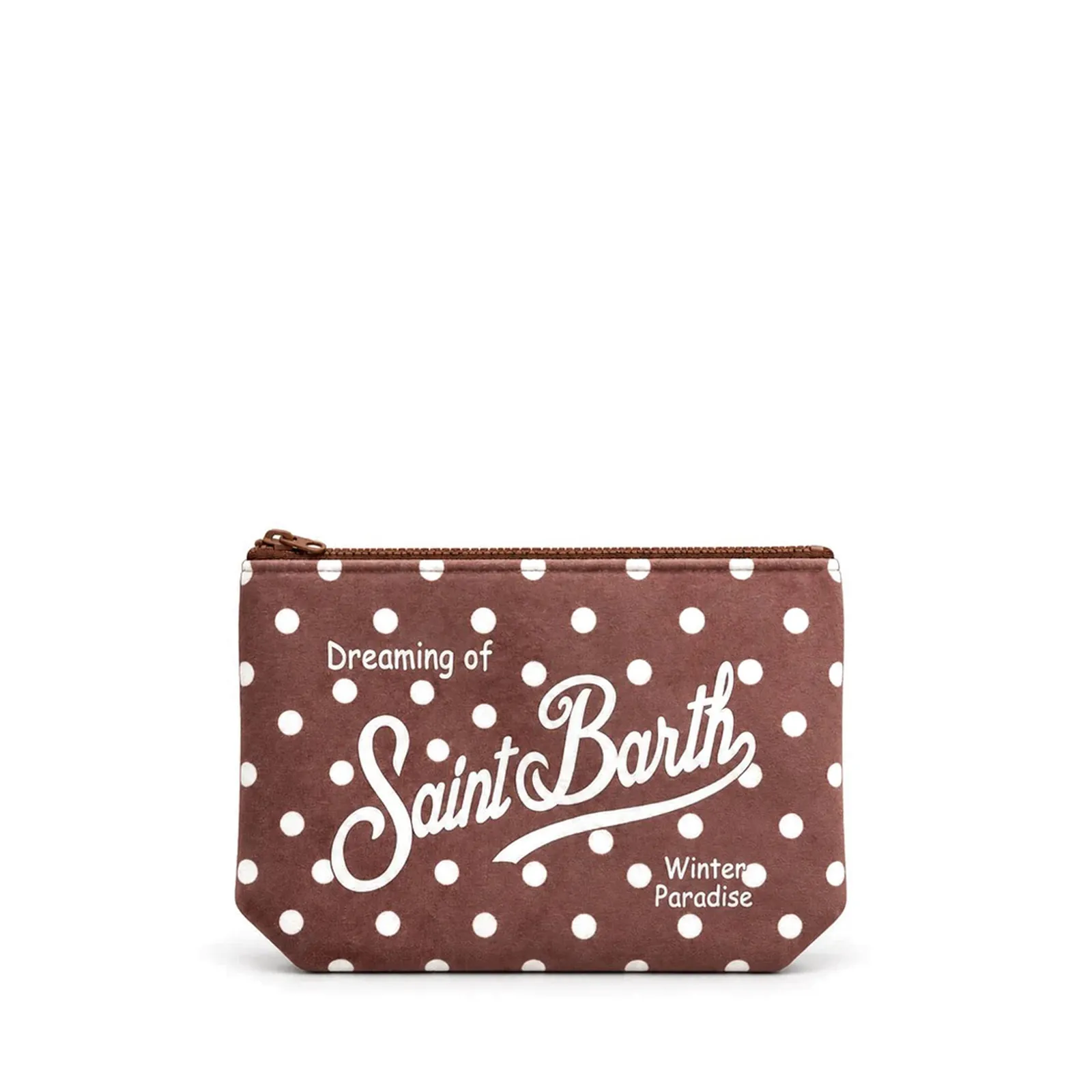 Mc2 Saint Barth Pochette Aline A Pois Marrone Ali0002-02643M 201399